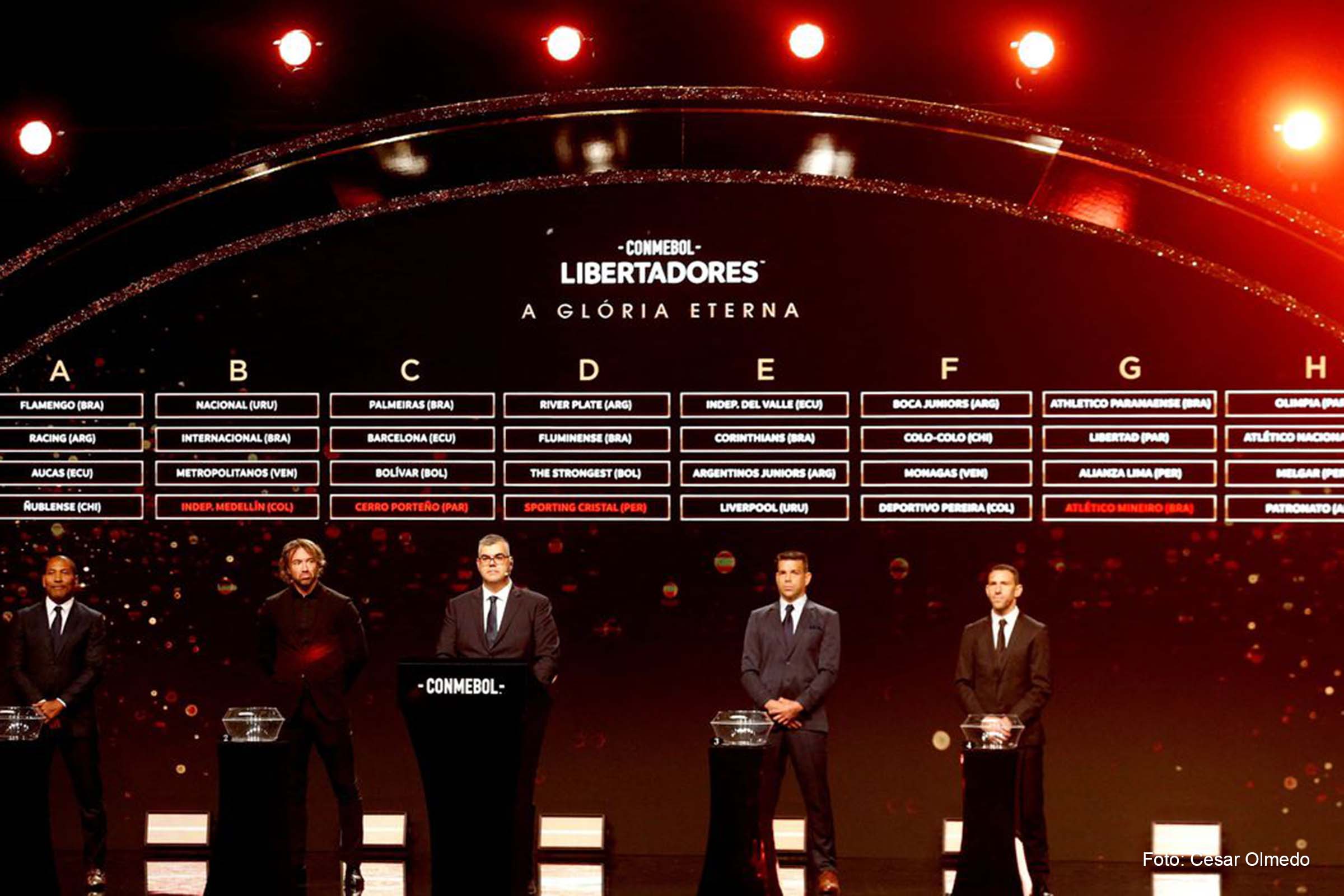 Atual campeão da Libertadores, o Flamengo é cabeça de chave do Grupo A, que também conta com Racing (Argentina), Aucas (Equador) e Ñublense (Chile).