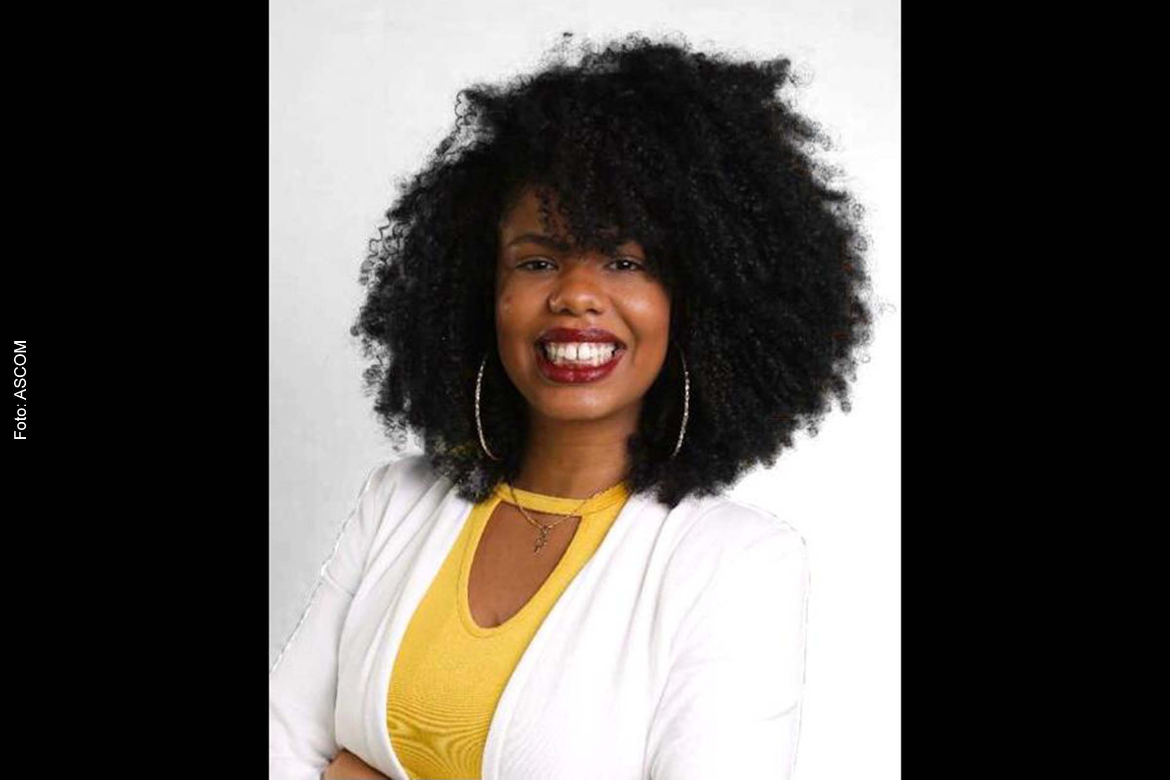 Naira Gomes, presidenta da 'Marcha do Empoderamento Crespo'.