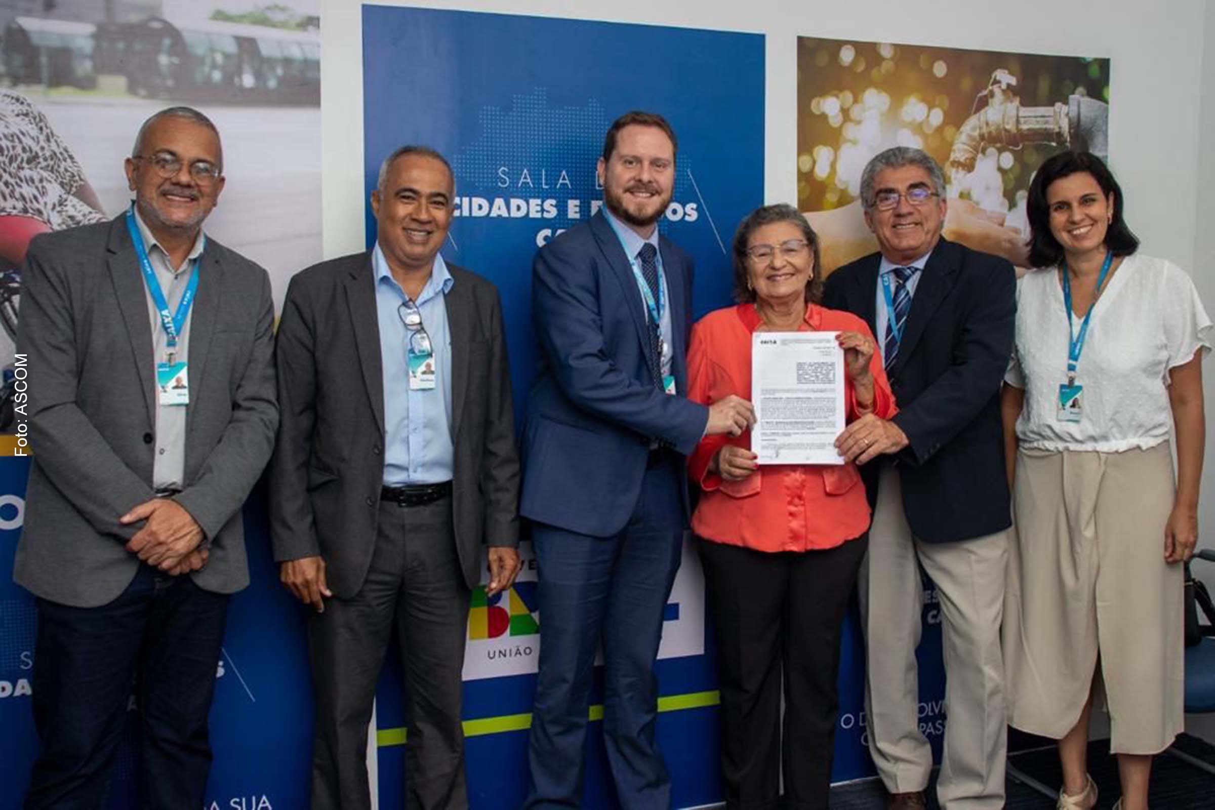 Prefeita Nilza da Mata de São Sebastião do Passé assinou contrato com Caixa Econômica Federal, no valor de R$ 25 milhões.