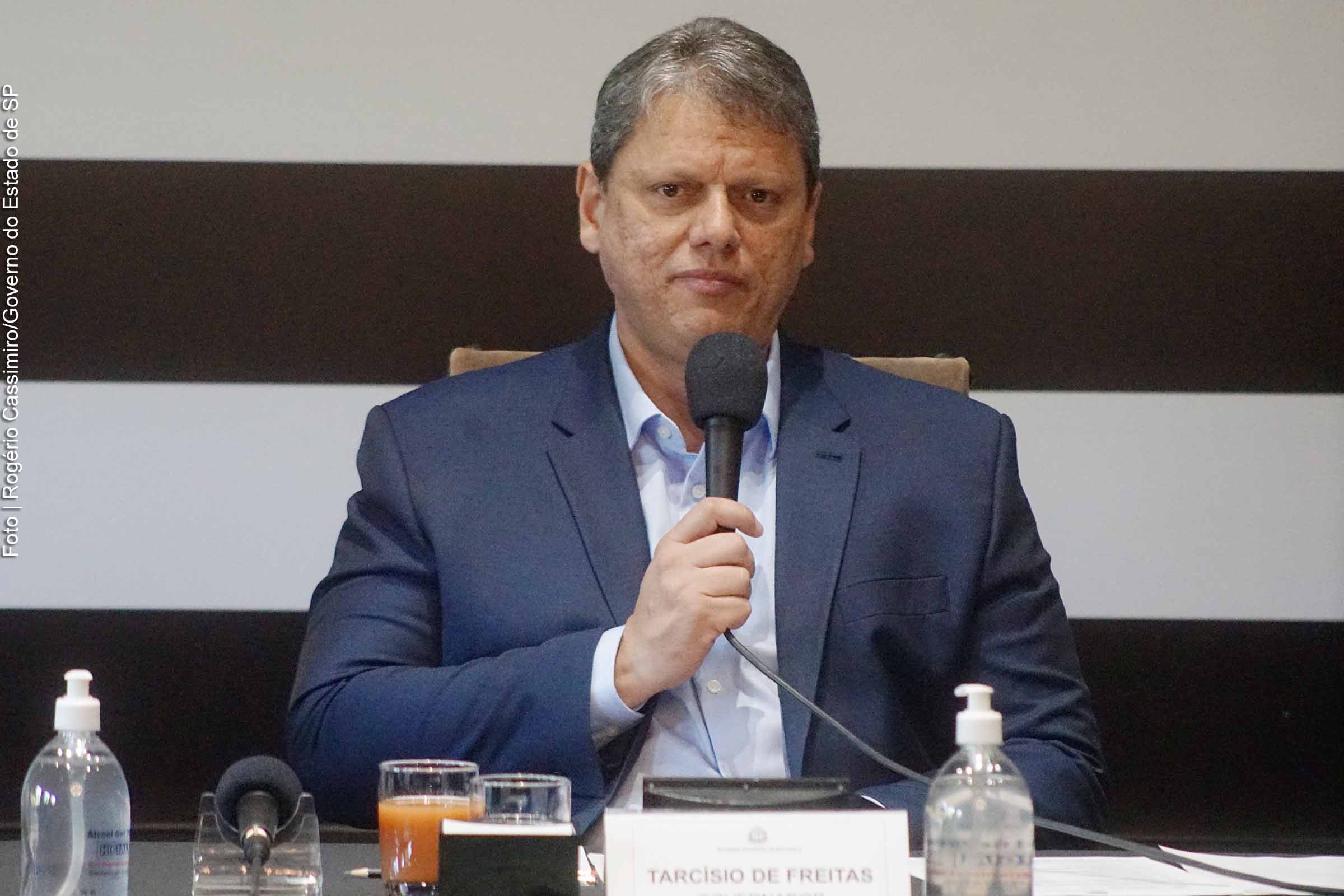 Tarcísio de Freitas, governador de São Paulo,