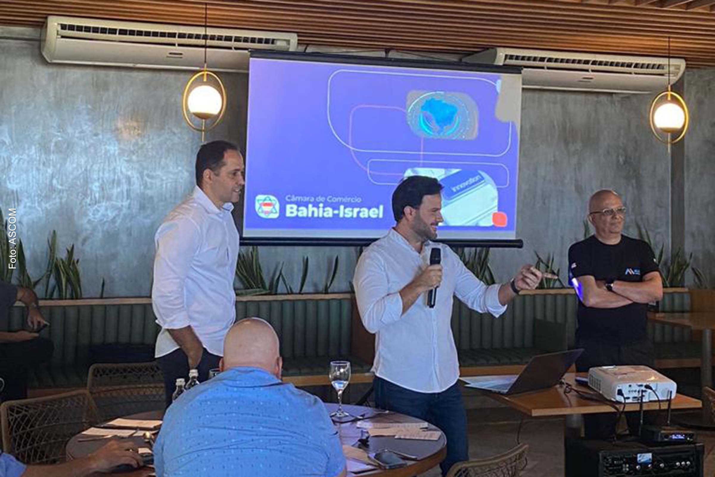 Autoridades públicas também estiveram presentes e houve apresentação do roteiro da missão empresarial para Israel.