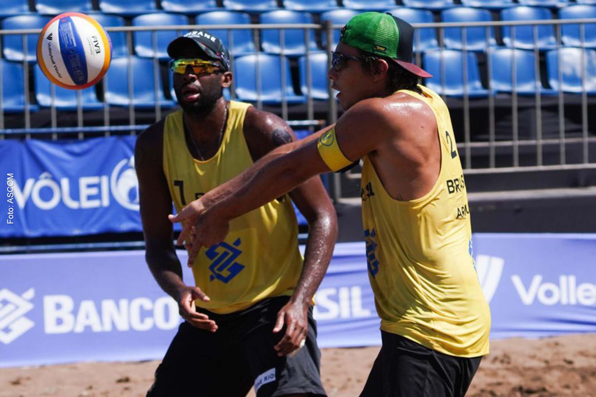 Dupla Evandro e Arthur Lanci foi campeã ao derrotar os norte-americanos Budinger e Evan na final.