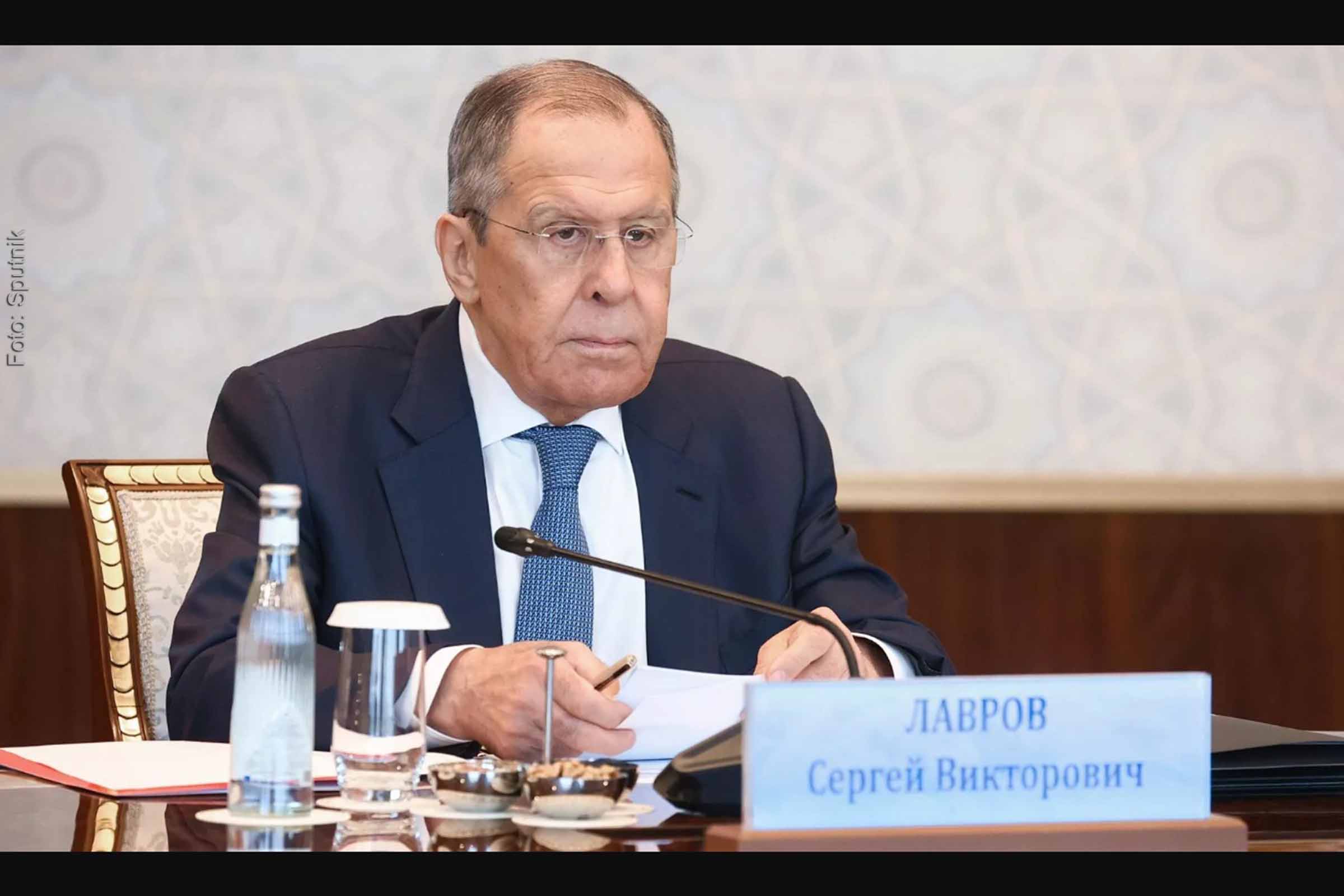 Sergey Lavrov, ministro das Relações Exteriores da Rússia.