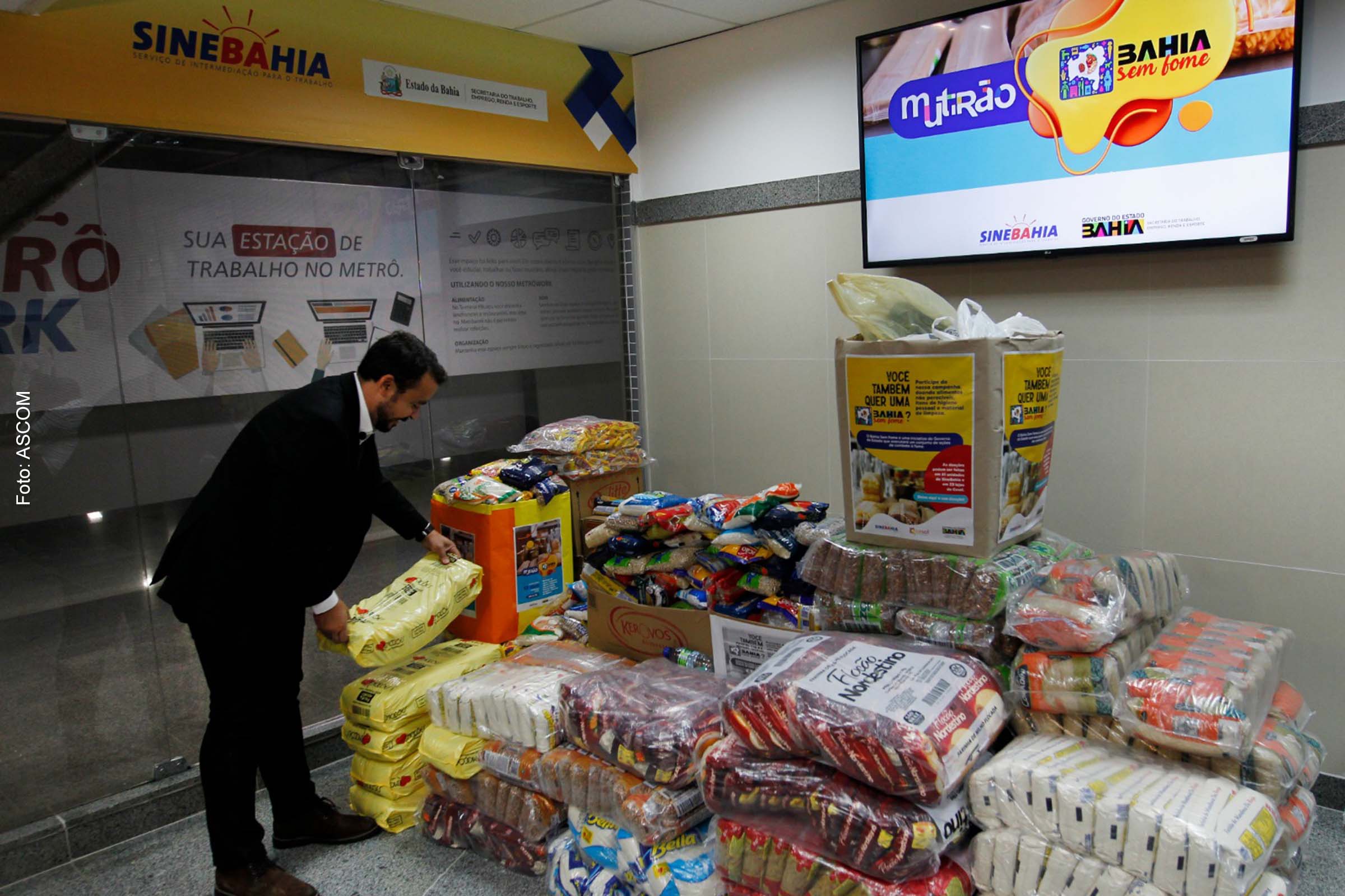 SineBahia reforça Programa ‘Bahia Sem Fome’ com mutirão de arrecadação no estado
