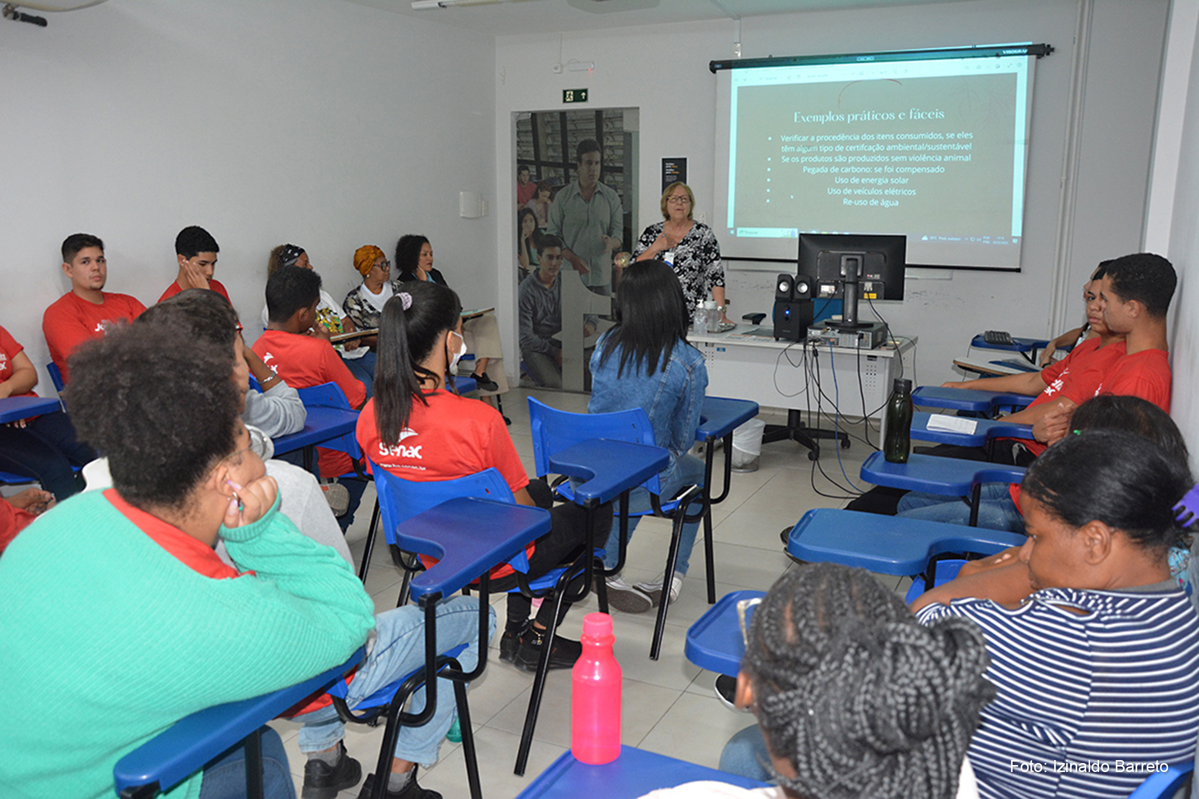 A SENAC promoveu ao longo da semana uma série de palestras educativas sobre ecologia e sustentabilidade.