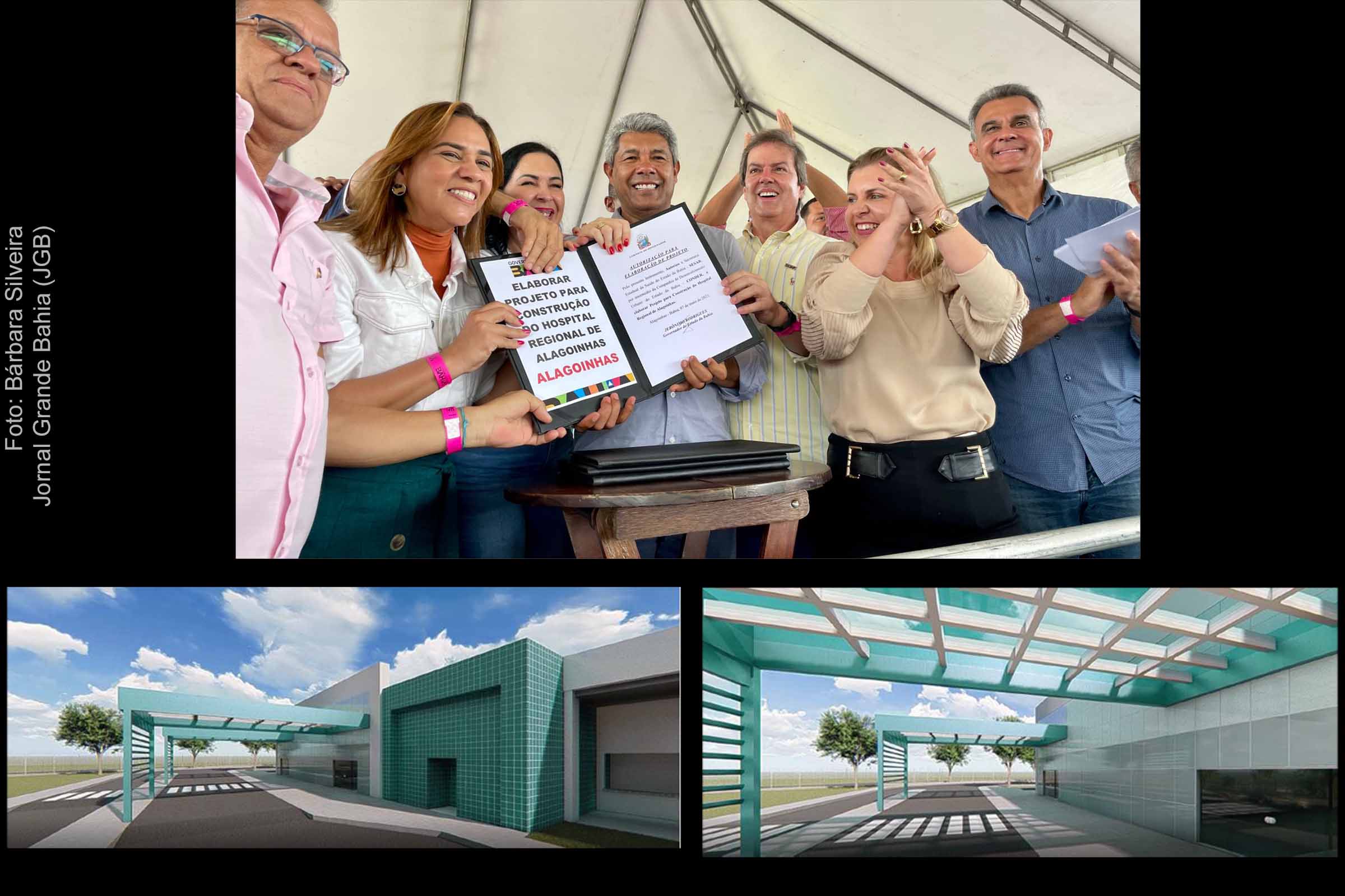 Governador Jerônimo Rodrigues assina autorização para início do processo licitatório para a construção do Hospital Regional de Alagoinhas. Investimento é estimado em R$ 125 milhões e unidade terá 180 leitos, sendo 30 de UTI, e será uma referência em alta complexidade nas áreas de Neurologia, Neurocirurgia, Oncologia e assistência Cardiovascular, atendendo a 33 municípios da região.