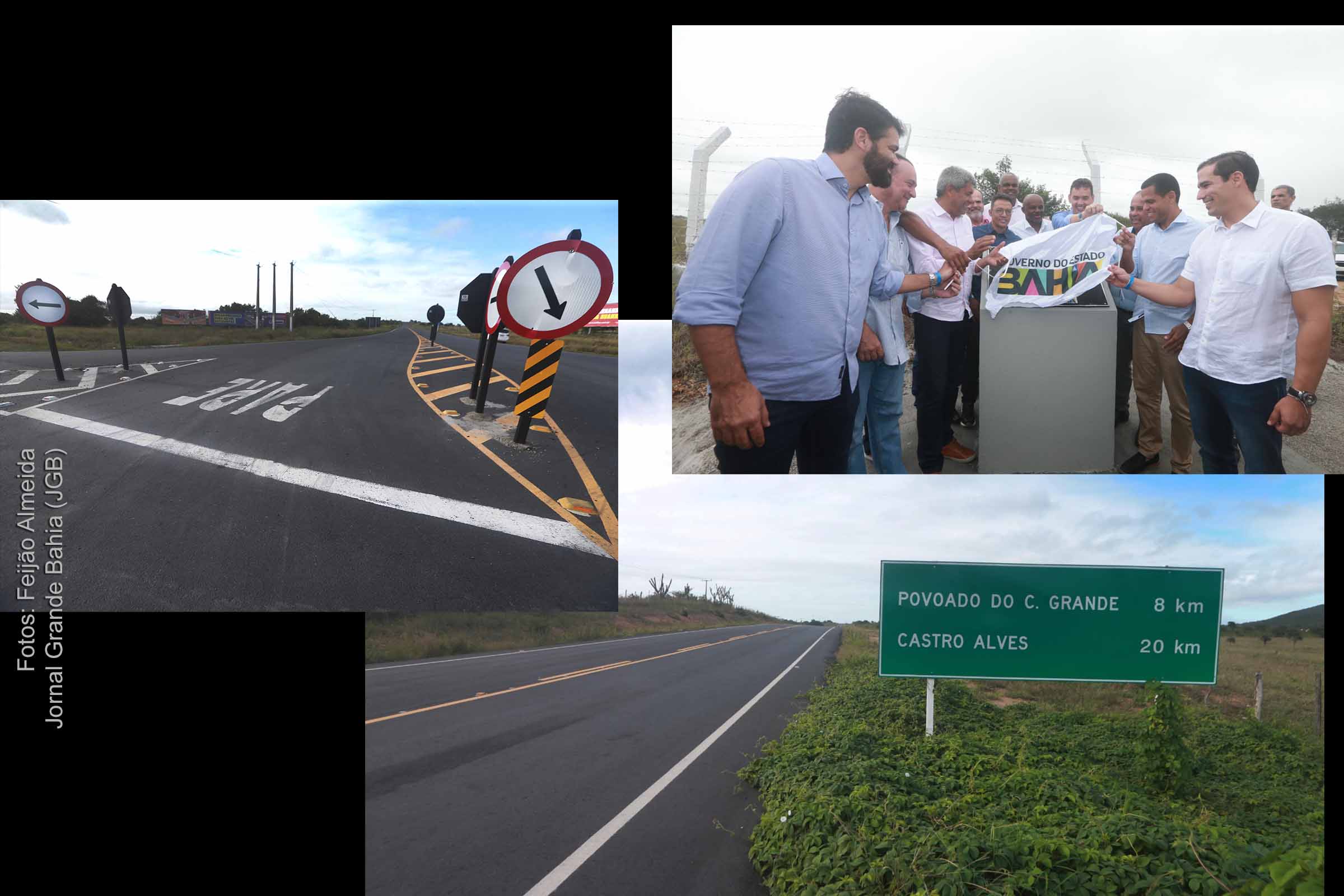 Governador Jerônimo Rodrigues inaugura a pavimentação na Rodovia BR-242 e urbanização da Praça São Pedro, no distrito do Crussaí, no município de Castro Alves.