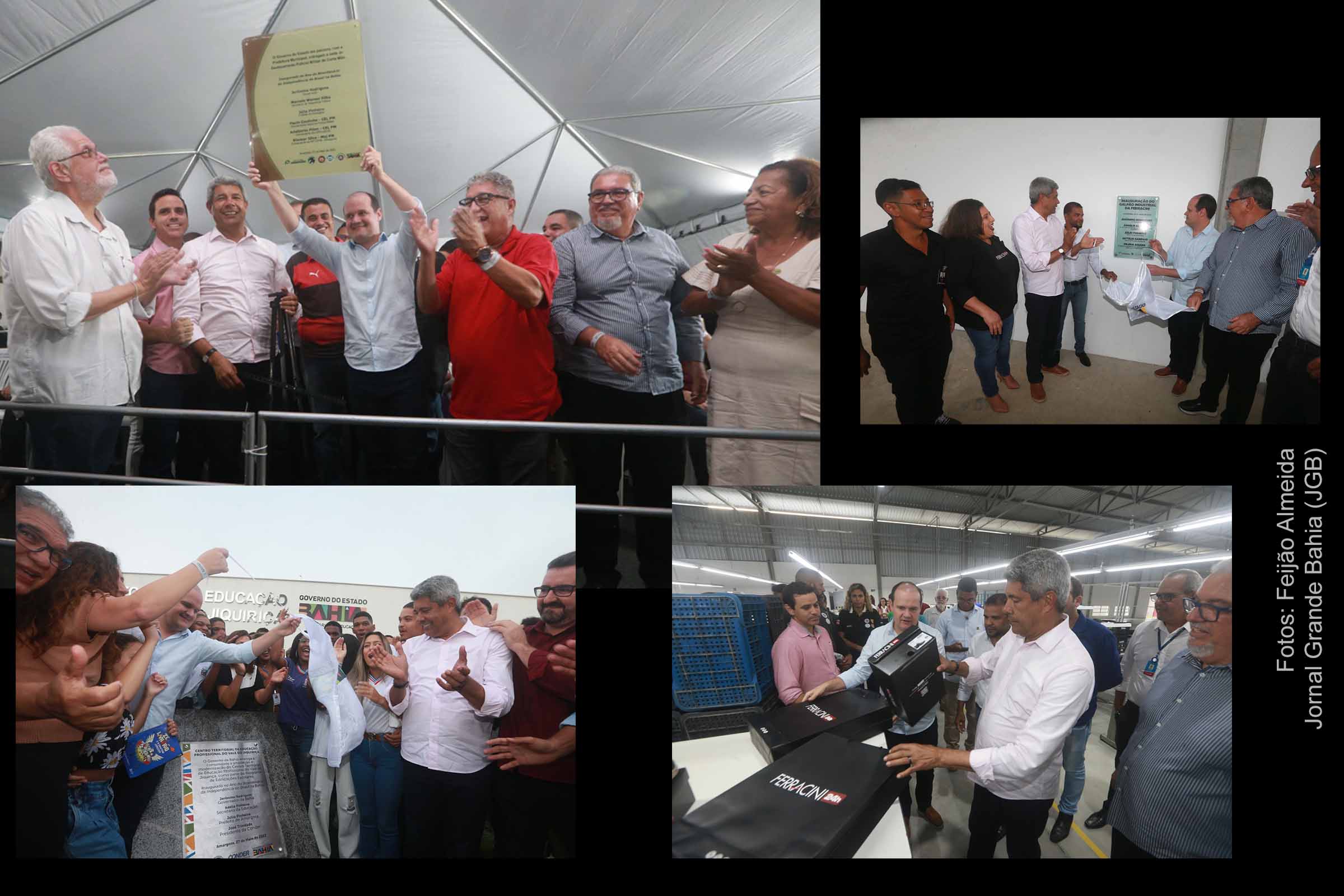 Governador Jerônimo Rodrigues entrega a sede do 1° Pelotão do 1° Subgrupamento dos Bombeiros Militares em Amargosa, inaugura obras e assina ordens de serviços.