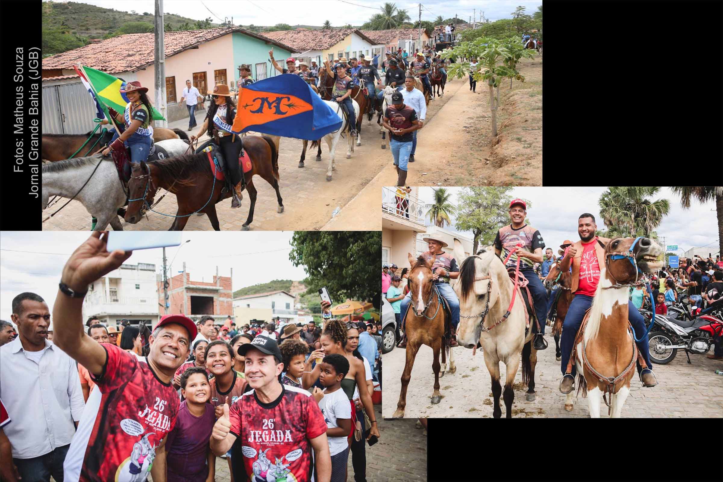 Governador Jerônimo Rodrigues entrega conjunto de obras e prestigia tradicional cavalgada em Miguel Calmon