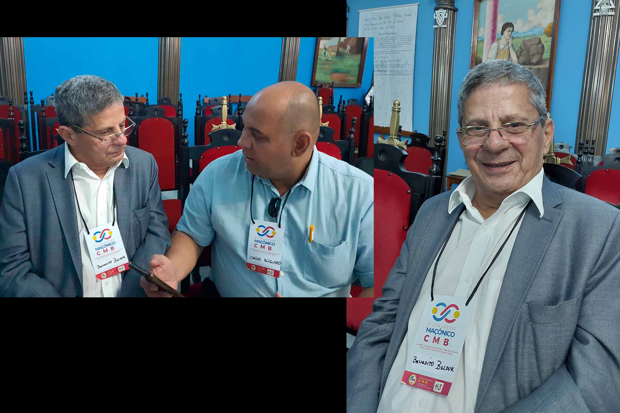 Grão-Mestre Benedito Ballouk comenta sobre a moderna Maçonaria durante 1º Congresso da CMB em Vitória da Conquista