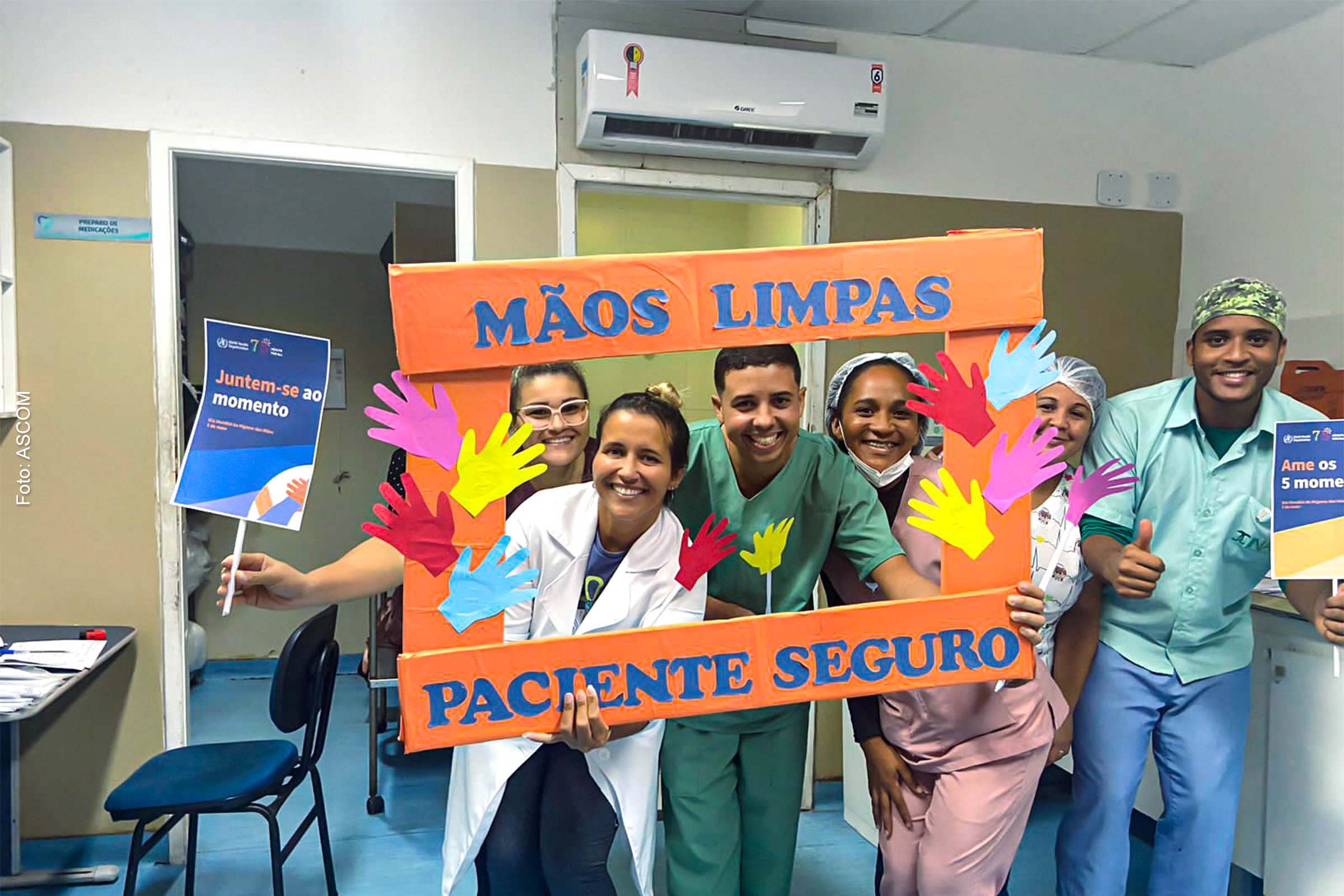 A campanha do INAC também envolve os colaboradores de todos os setores do hospital, proporcionando capacitação profissional sobre a importância dessa prática.