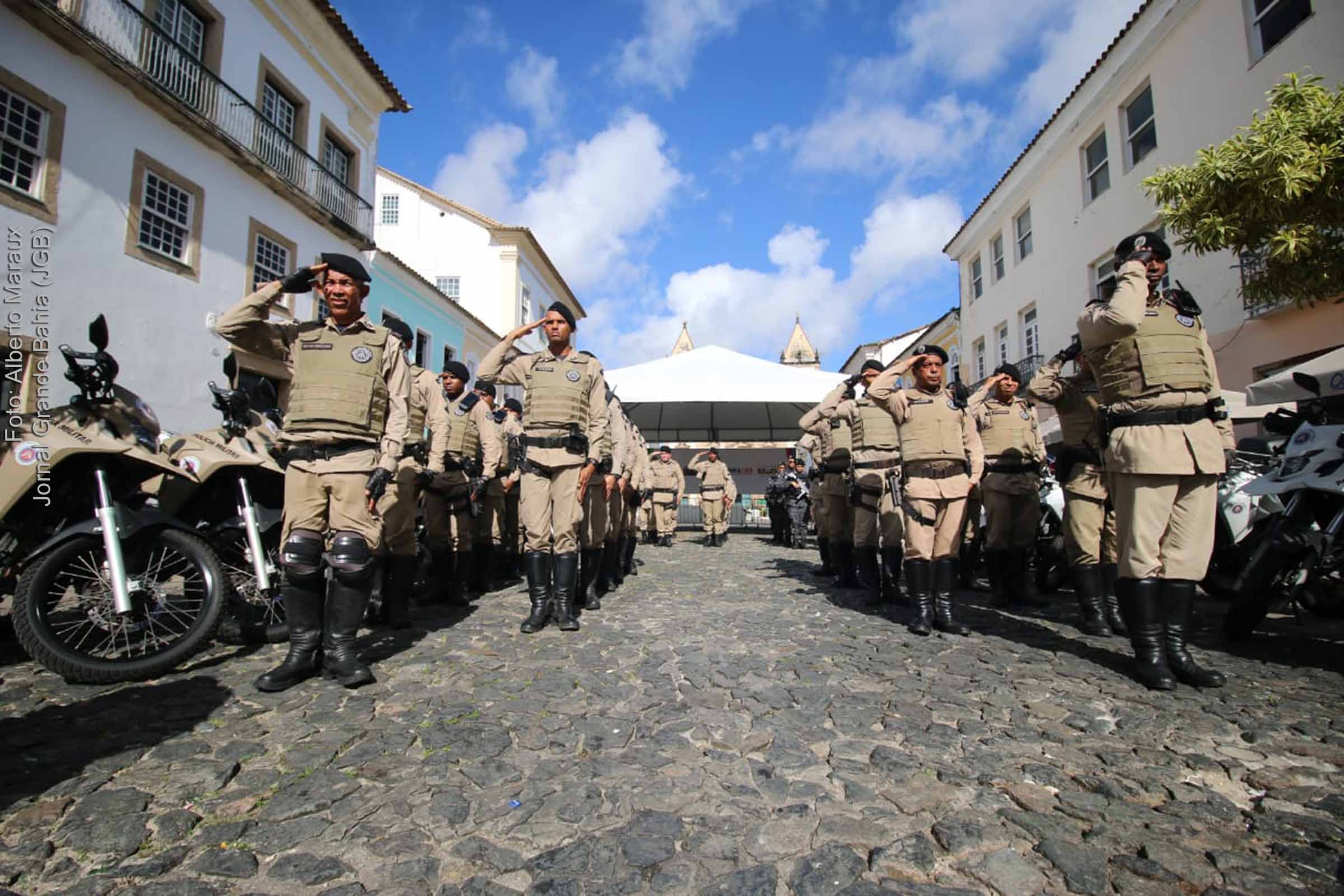 Operação Pelô Forte 2023 é lançada pela SSP Bahia. Evento contou com a participação do ministro da Justiça e Segurança Pública, Flávio Dino, governador da Bahia, Jerônimo Rodrigues e vice-governador, Geraldo Júnior.