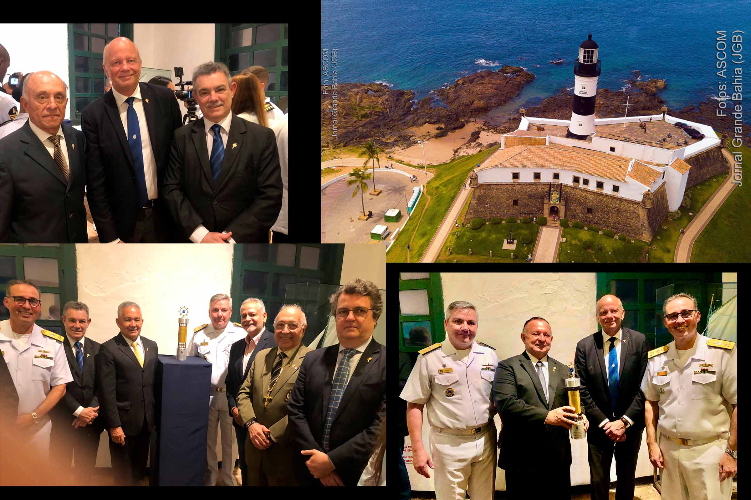 A cerimônia de outorga do prêmio "Farol Patrimônio 2020" contou com as presenças de diversas autoridades militares, judiciais e civis. A solenidade foi sediada no Farol de Santo Antônio (Farol da Barra). No local funciona o Museu Náutico da Bahia.