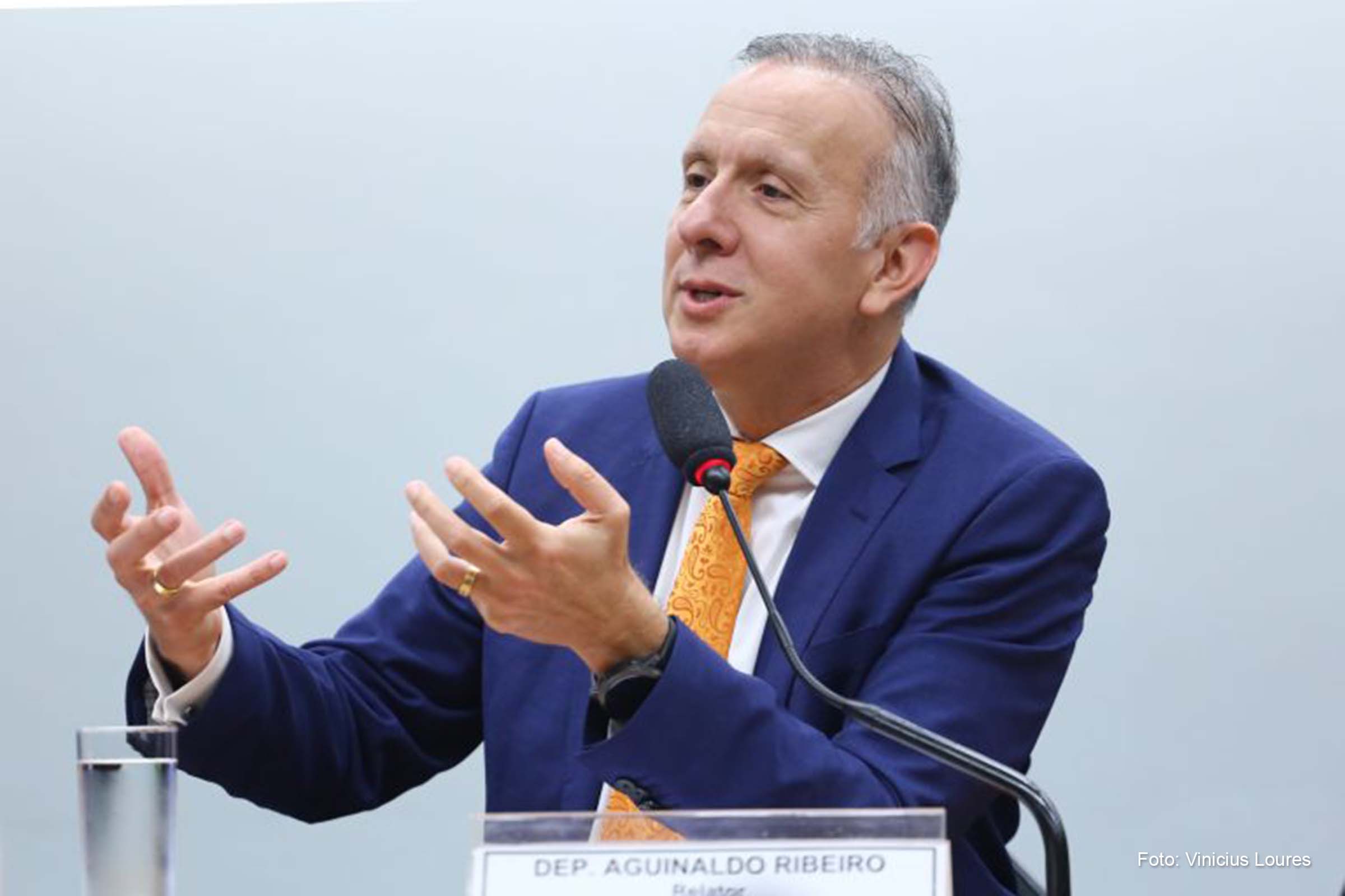 Deputado Aguinaldo Ribeiro, relator da reforma.