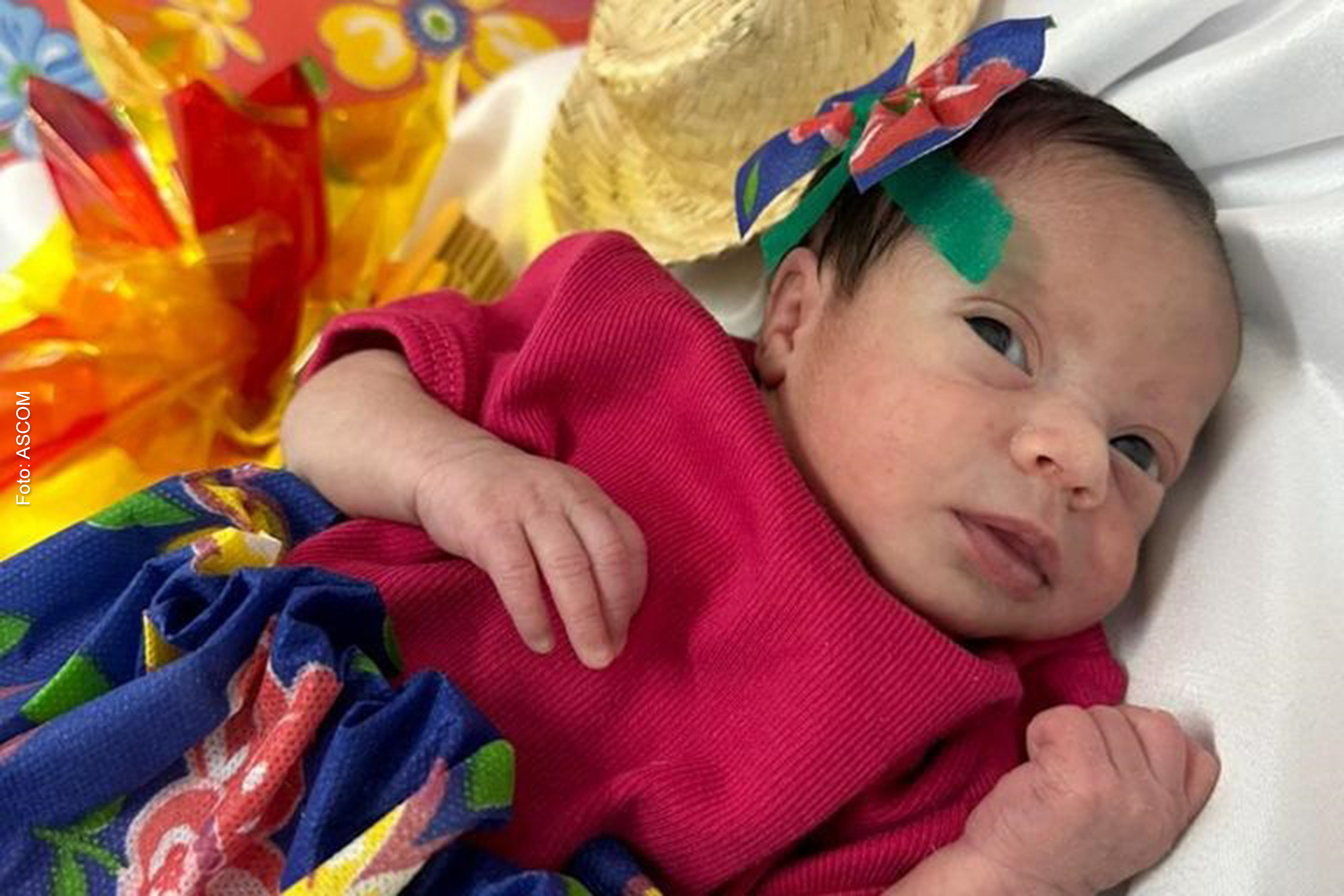 O tema escolhido para o ensaio fotográfico foi a tradicional Festa Junina, conhecida por suas cores vibrantes.