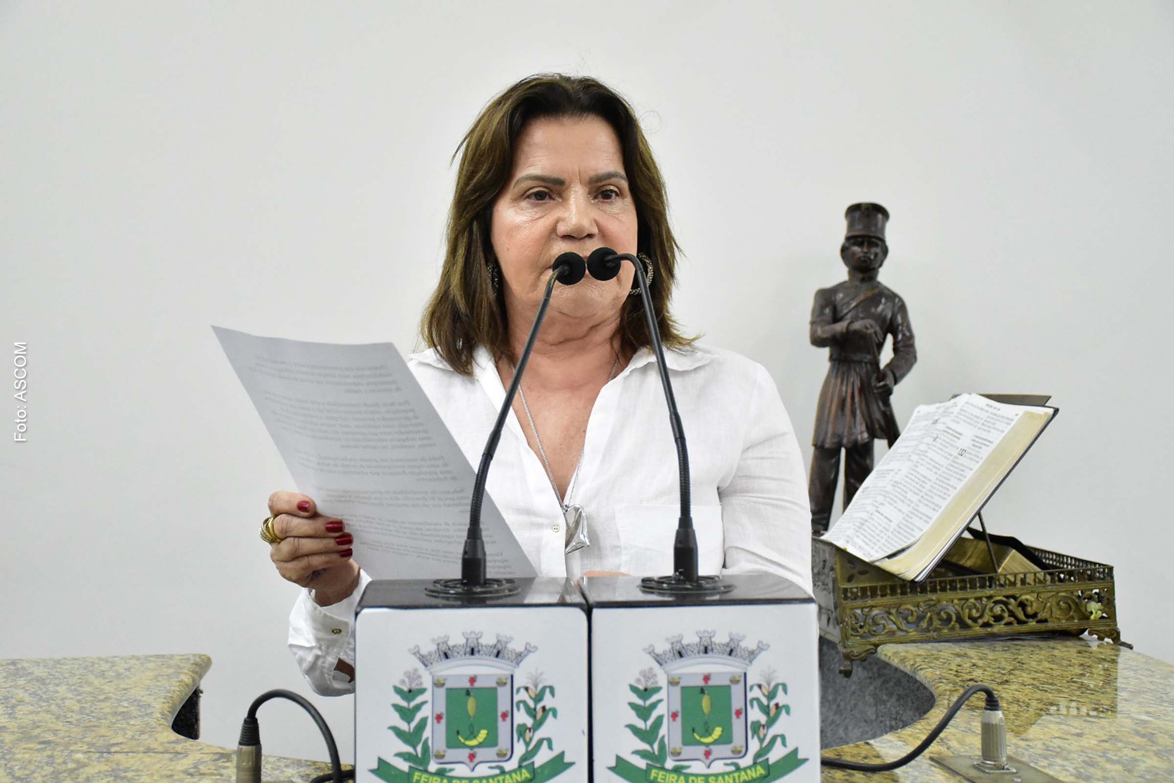 Eremita Mota, presidente da Câmara Municipal de Feira de Santana.