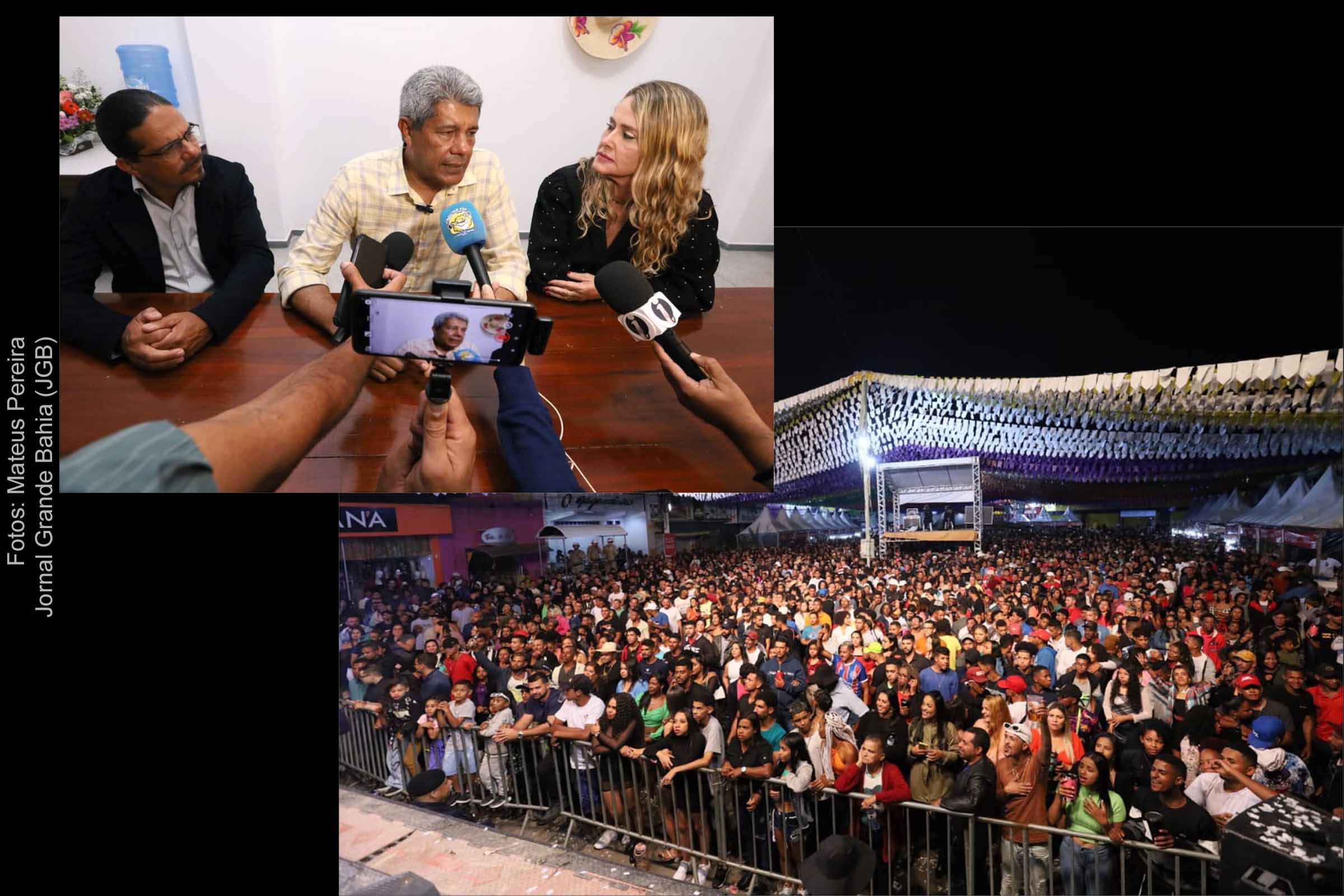 Governador Jerônimo Rodrigues participa do São João de Jaguaquara.