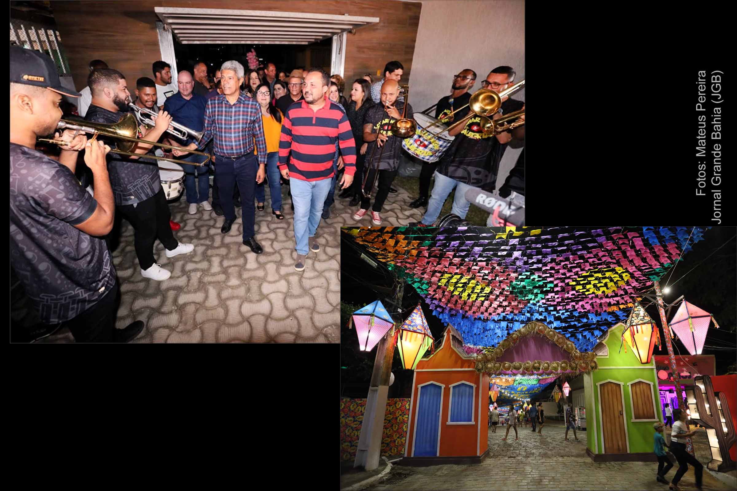 Governador Jerônimo Rodrigues participa dos festejos juninos de 2023 em Ibicuí.