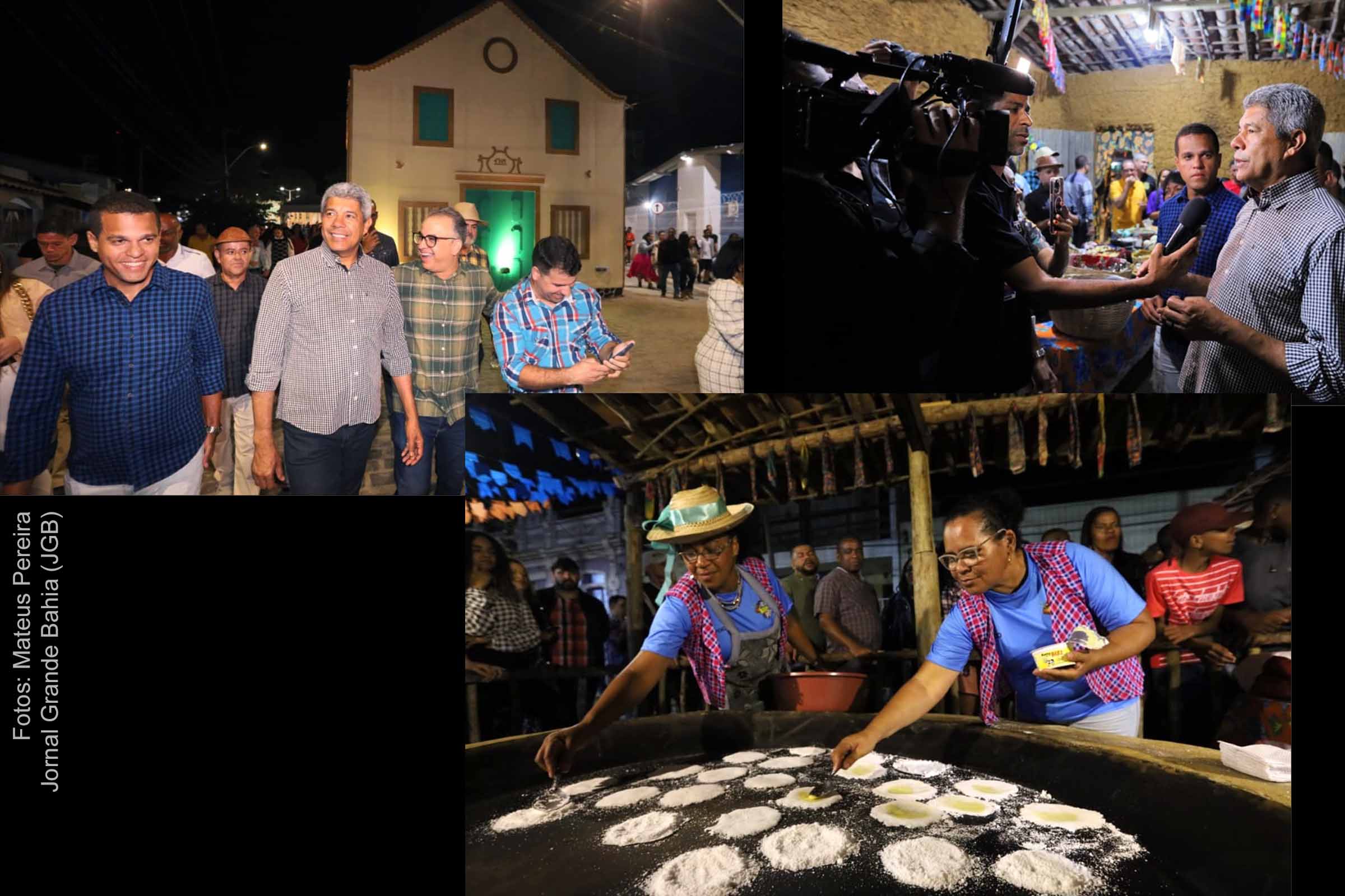 Governador Jerônimo Rodrigues participa dos festejos juninos de Castro Alves.