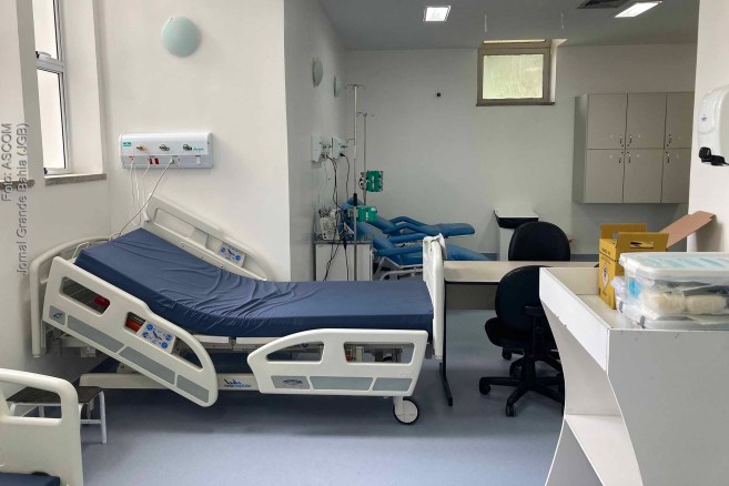 A nova estrutura da Unidade de Hospital Dia em Salvador vai permitir ampliação do atendimento.