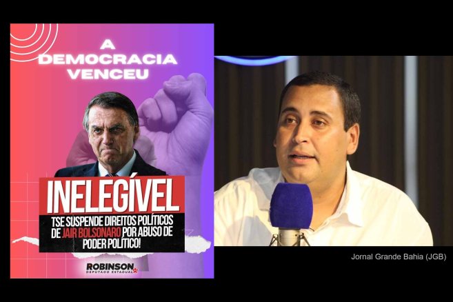 Lideranças do PT da Bahia comemoram inelegibilidade decretada pelo TSE contra o ex-presidente Jair Bolsonaro. “Vitória da democracia”, diz Éden Valadares.