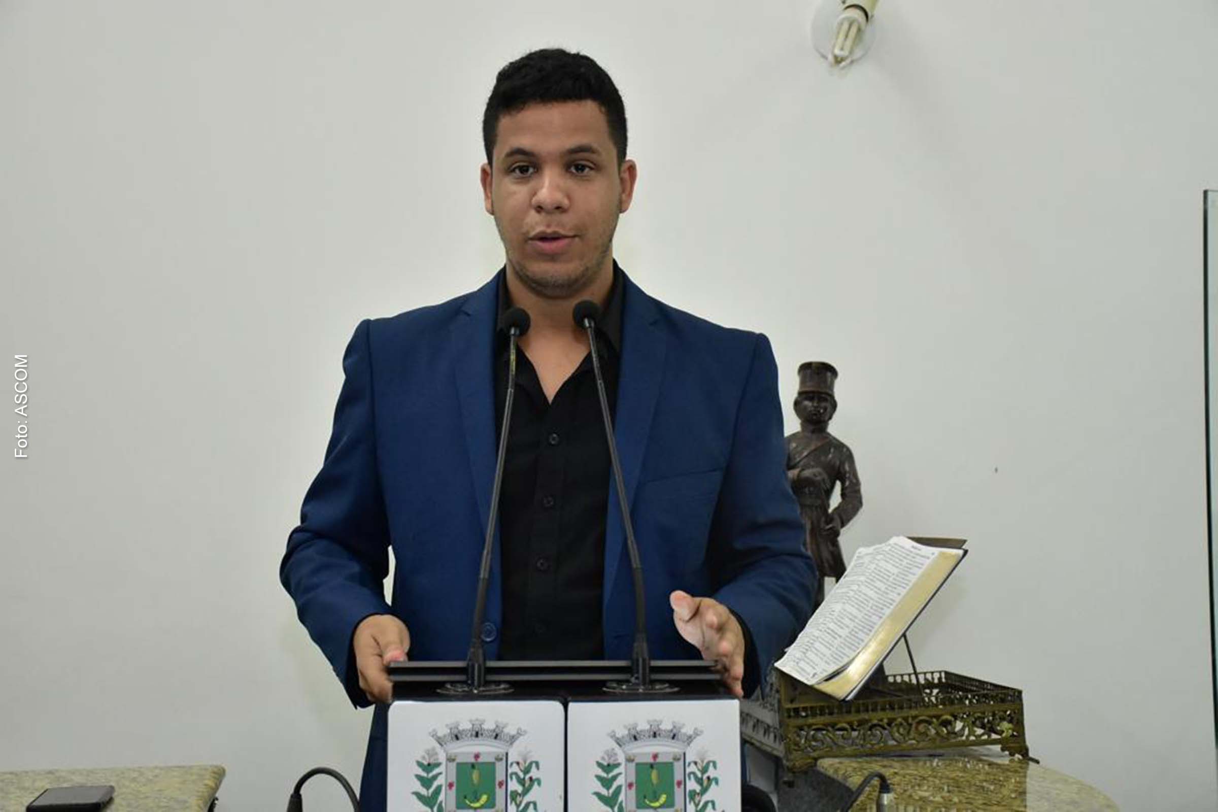 Matheus Pinheiro, presidente do Conselho Municipal da Juventude.