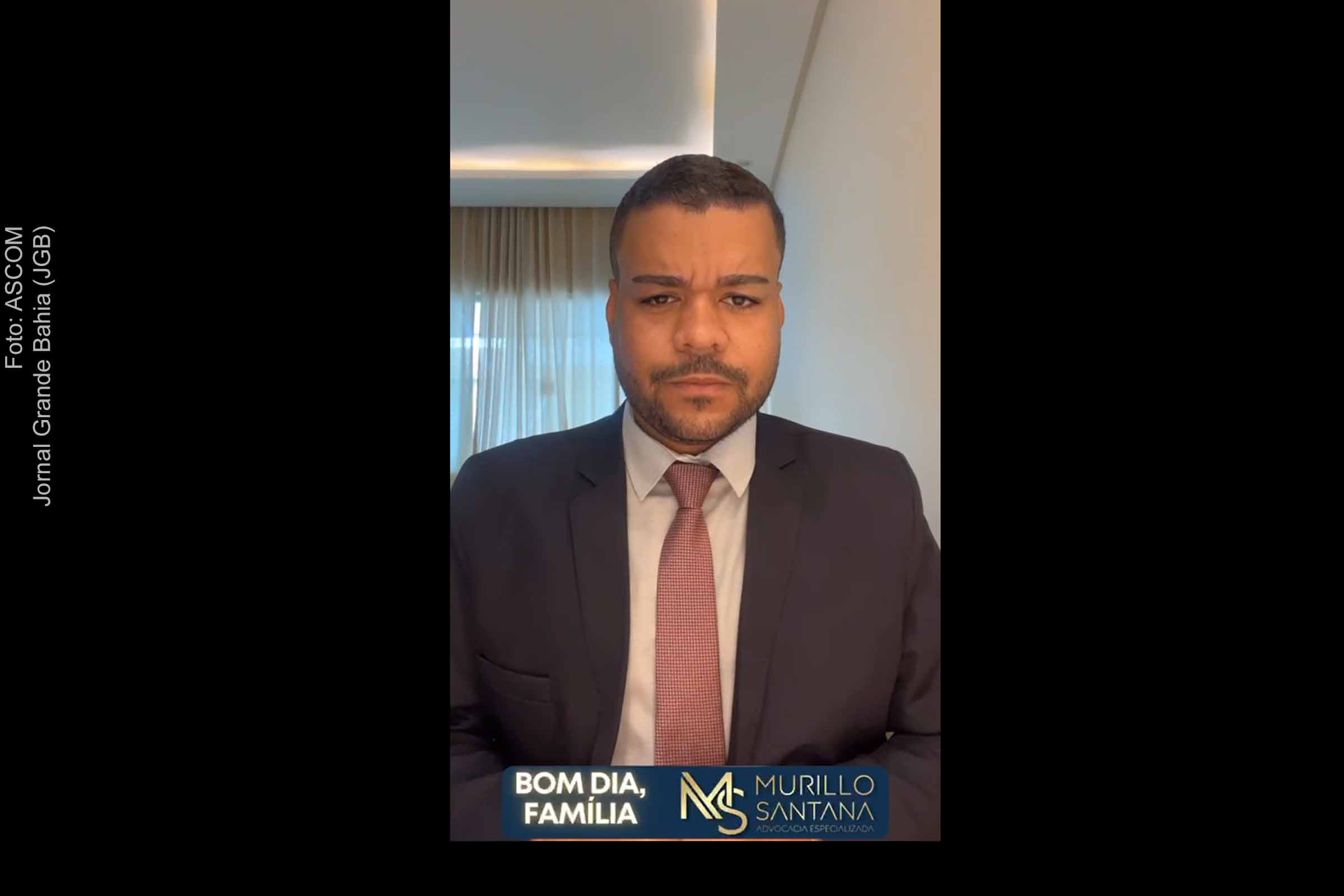 Murilo Santana, advogado e membro da maçonaria de Feira de Santana.