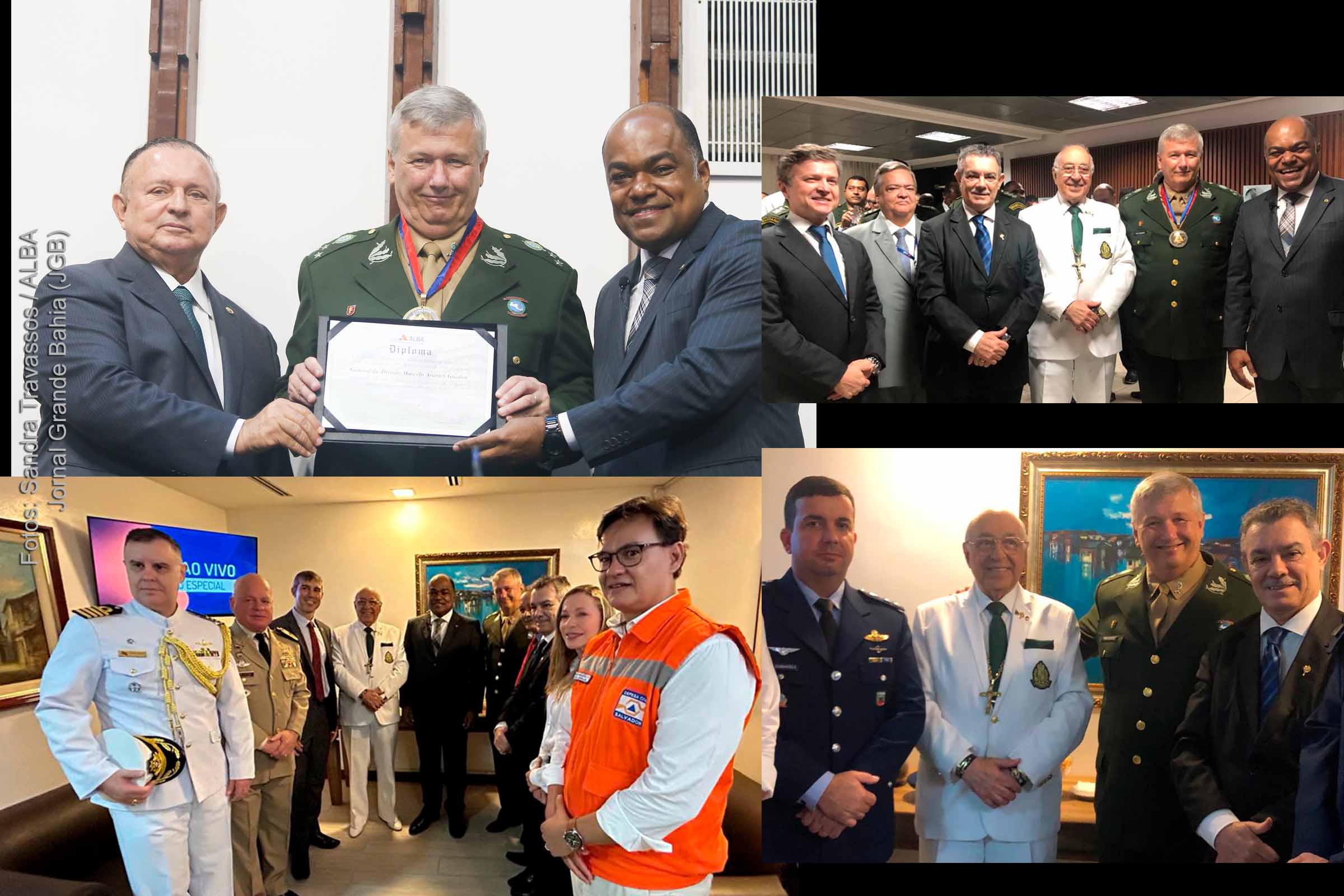 Outorga da Comenda 2 de Julho ao general Marcelo Guedon, comandante da 6ª Região Militar, ocorreu durante Sessão Especial da ALBA.