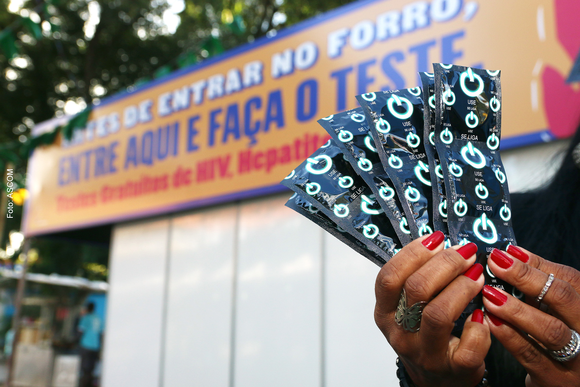 Nos dias de funcionamento dos postos foram distribuídos 2 milhões de preservativos masculinos e femininos.