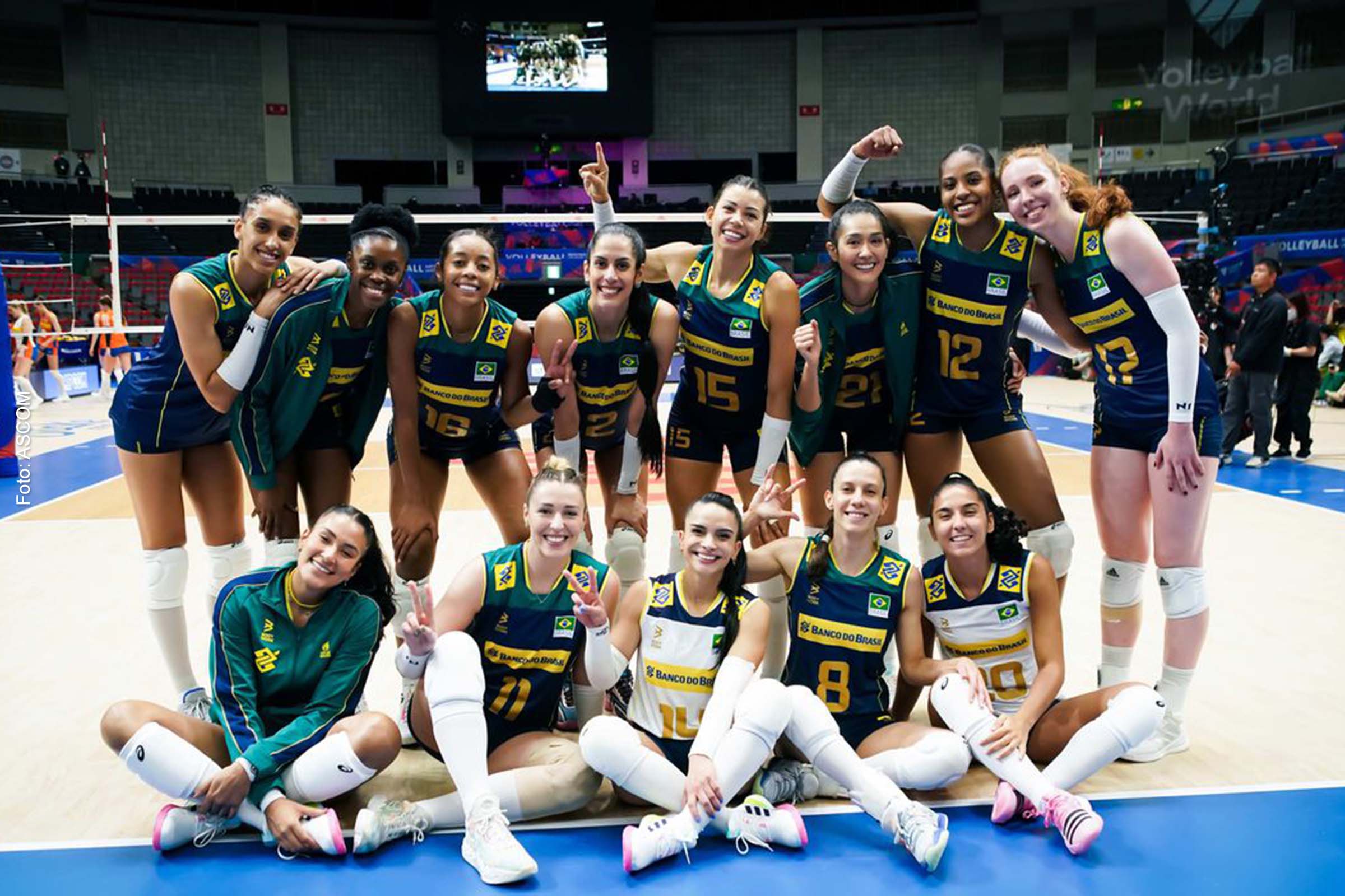 O grande destaque do Brasil na partida foi a ponteira Ana Cristina, que somou 23 pontos.