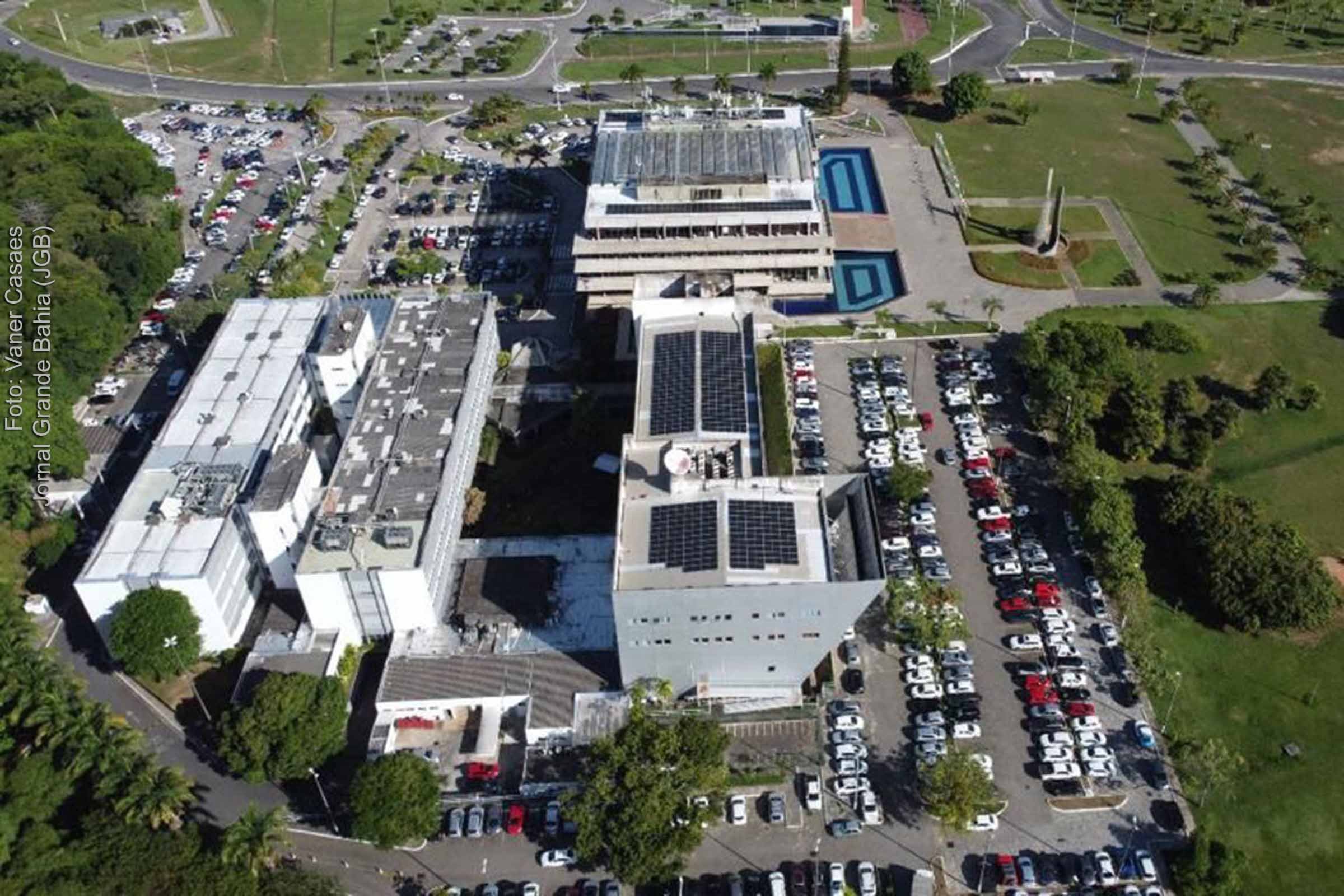 Sistema de energia solar (fotovoltaico) é implantado na cobertura dos prédios da ALBA.