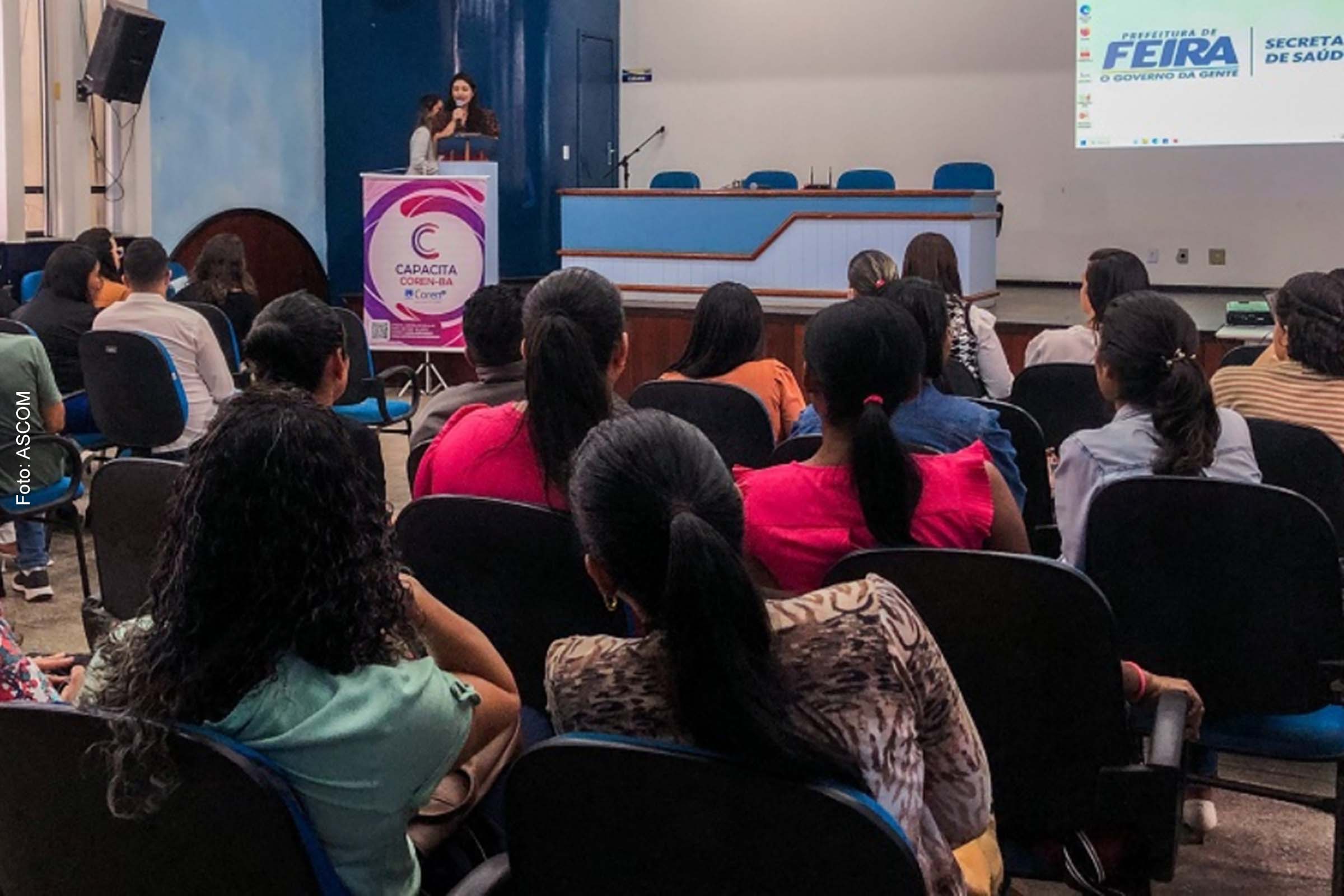 Evento foi promovido pela Secretaria Municipal de Saúde de Feira de Santana.