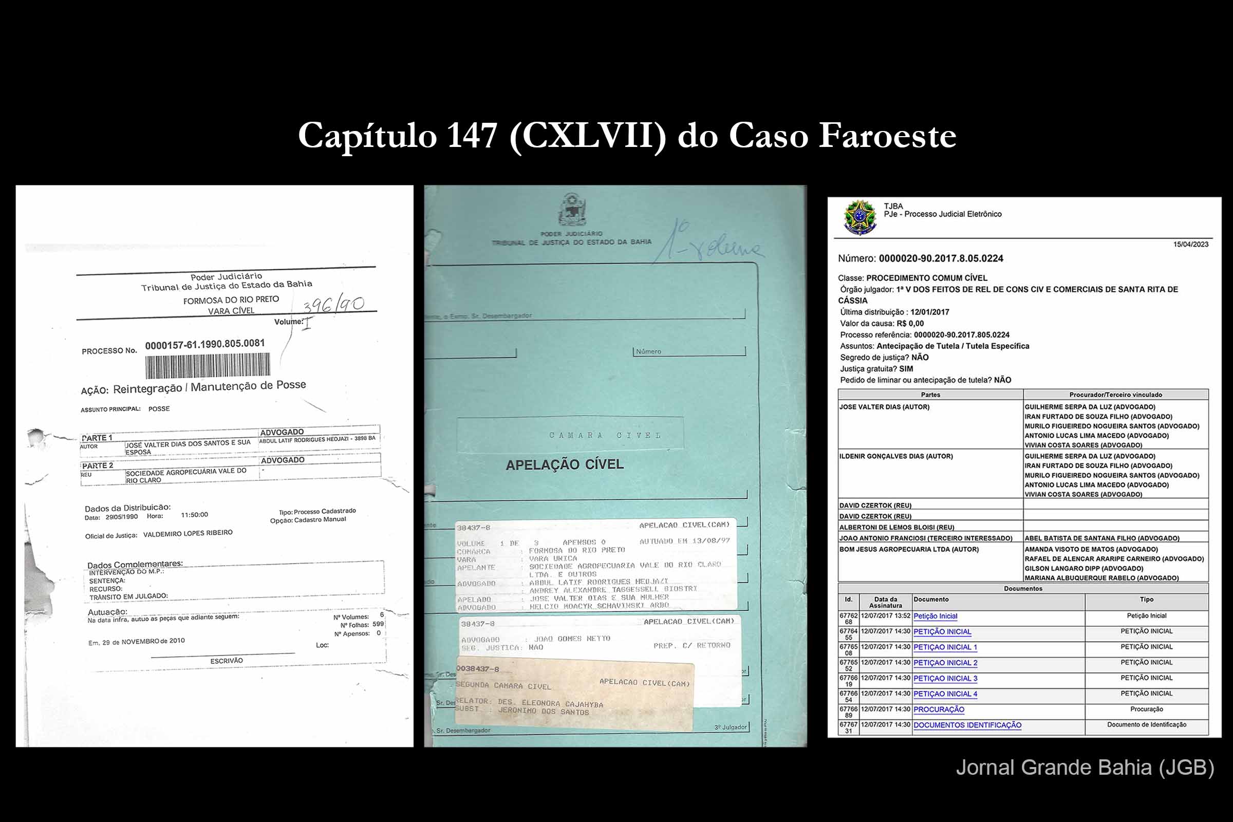 Capítulo 147 do Caso Faroeste: Entenda a diferença entre a investigação federal que denomina a Operação e a disputa sobre as terras da antiga Fazenda São José, em Formosa do Rio Preto