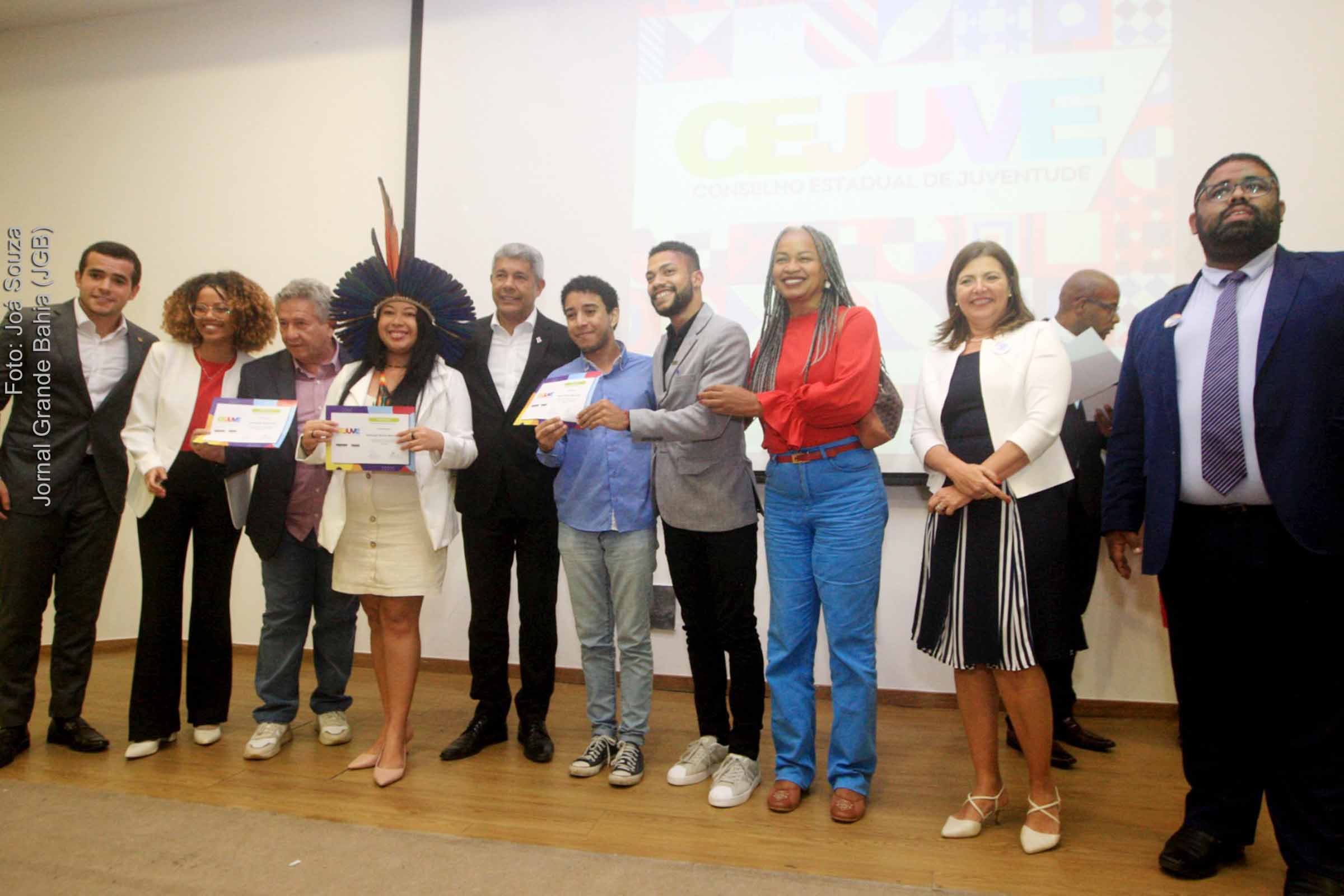 Governador Jerônimo Rodrigues participa da Cerimônia de Posse do Conselho Estadual de Juventude da Bahia.