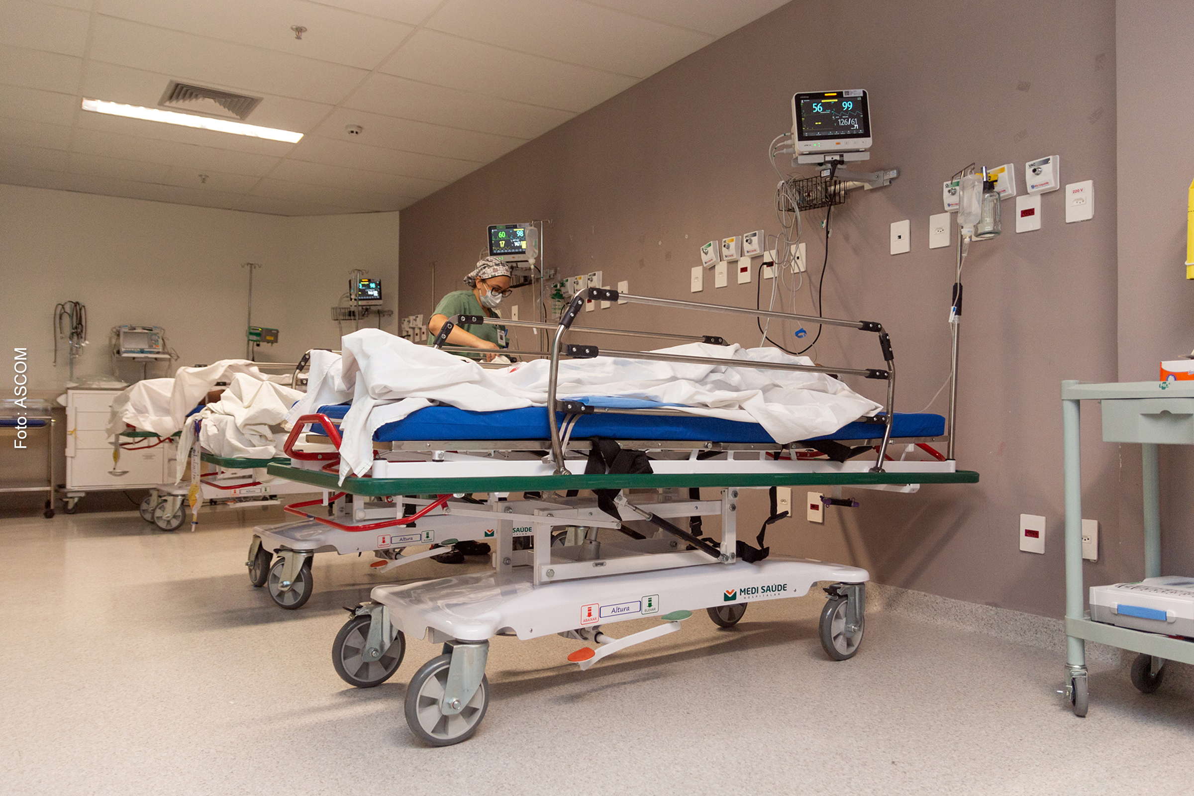 Com 68 leitos atualmente, o hospital terá sua capacidade ampliada em cerca de 30%.