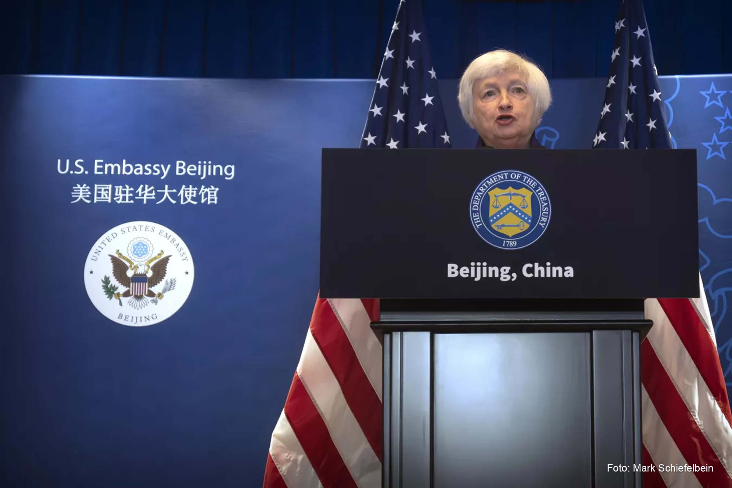 Janet Yellen, secretária do Tesouro dos EUA.