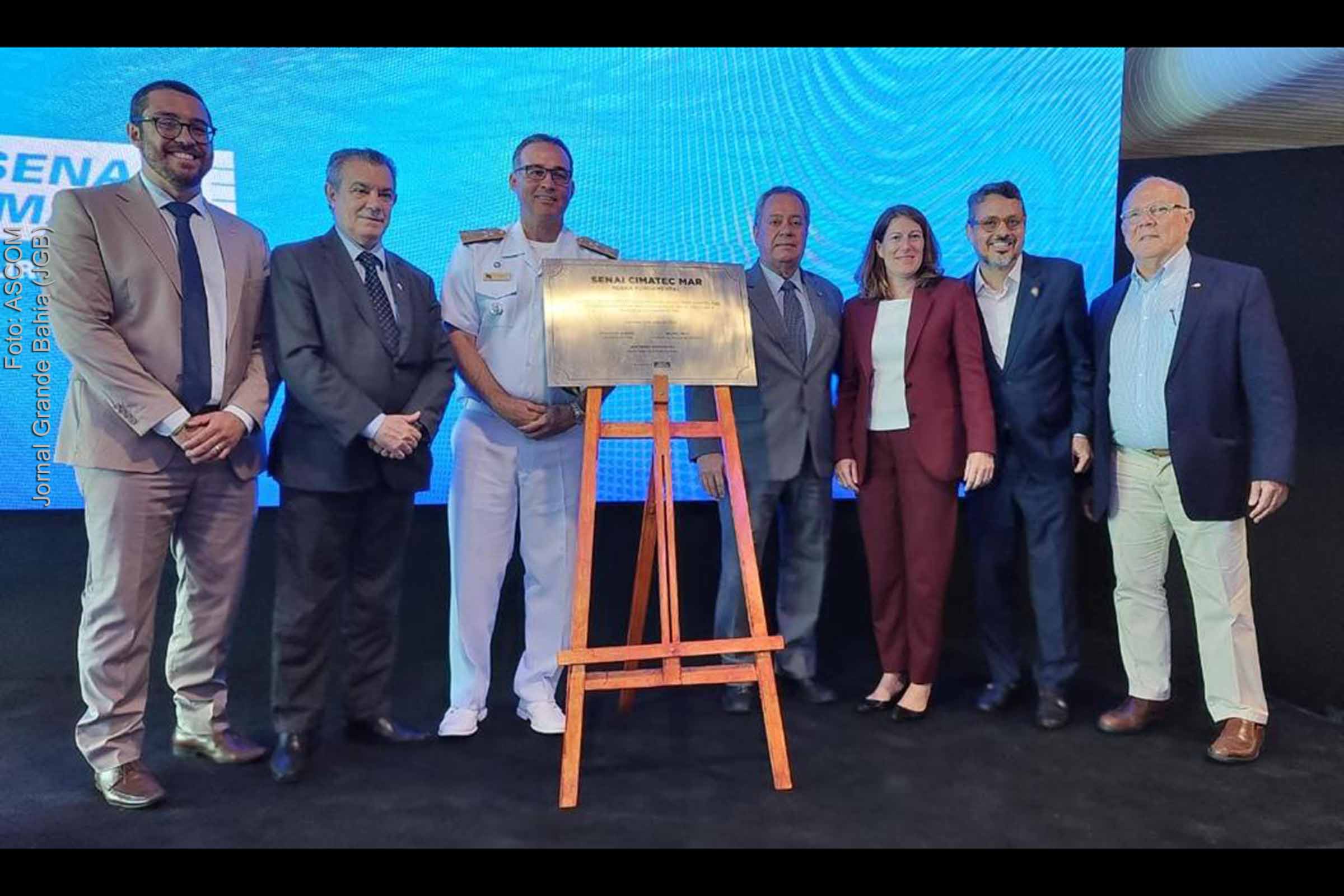 Lançamento do SENAI CIMATEC Mar reforça a importância da Economia Azul para o País; Presidente da Soamar Salvador participa da solenidade