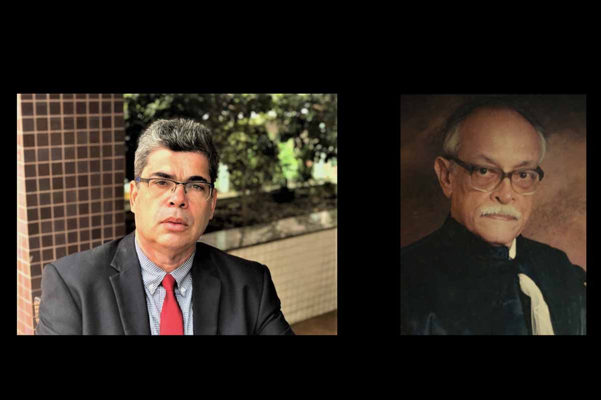Professor Dr. Agenor Sampaio Neto e o jurista Washington Luiz da Trindade (1923-2014).