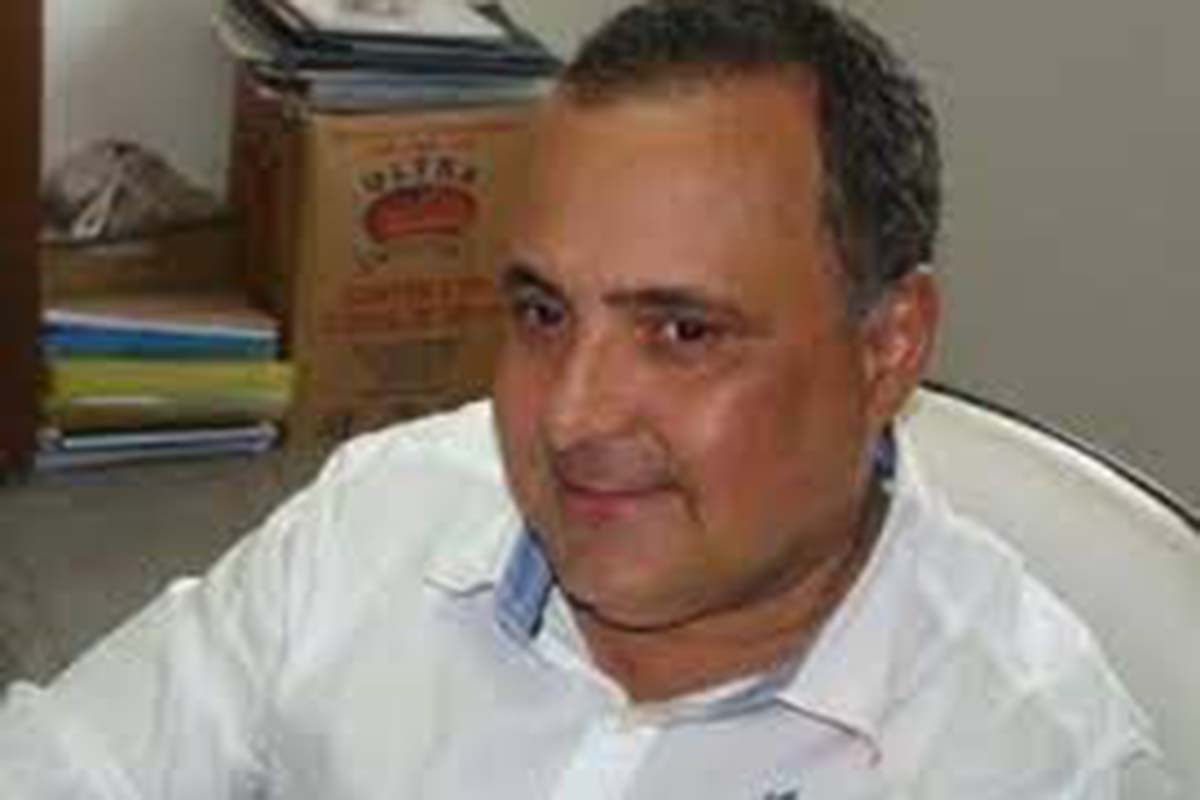 O presidente do Fluminense, Jose Francisco Pinto, Zé Chico empenhado pelo FLU SAF.