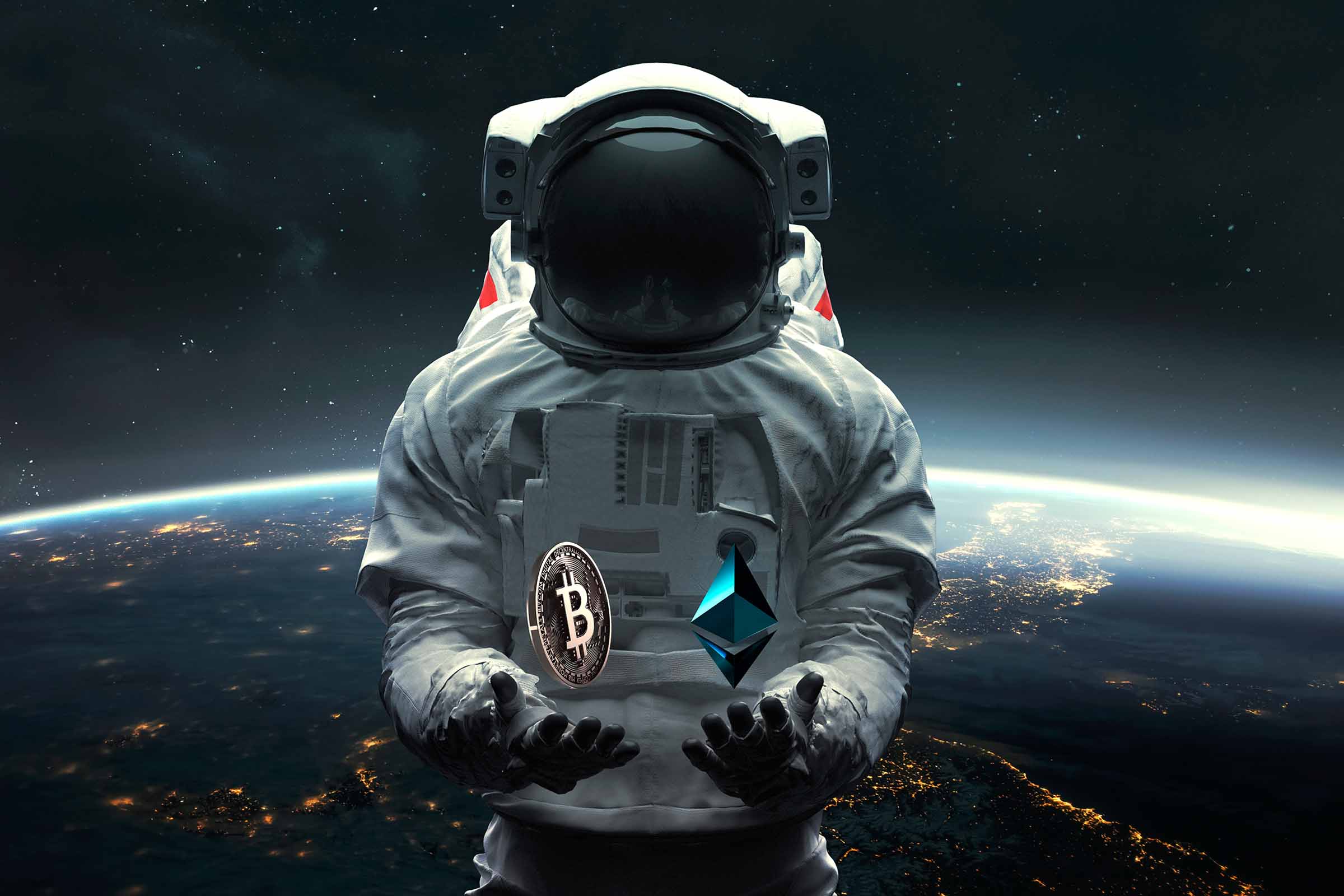 Bitcoin and Ethereum.