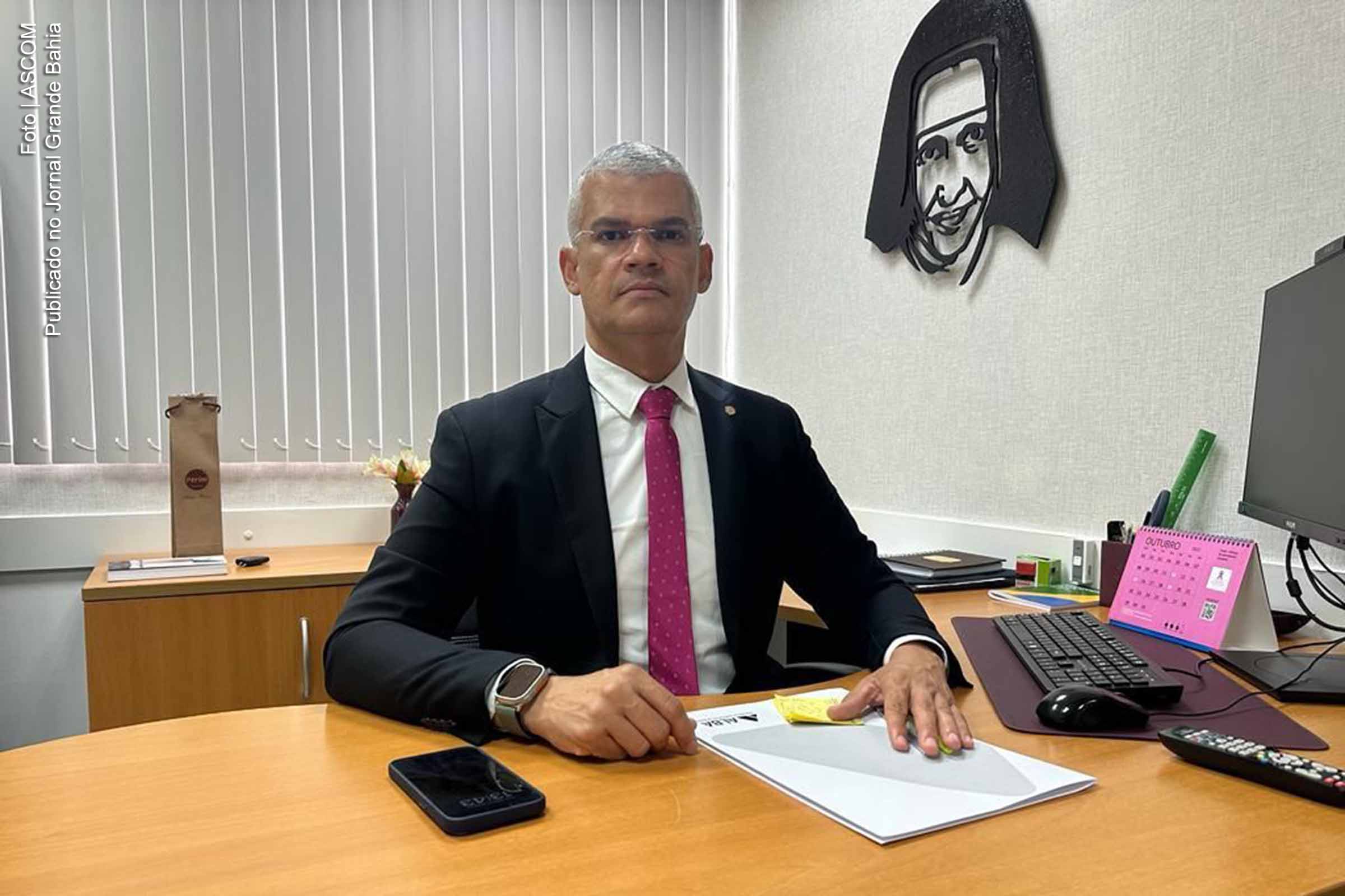 Deputado estadual Pablo Roberto (PSDB), presidente da Comissão de Direitos Humanos e Segurança Pública da ALBA.