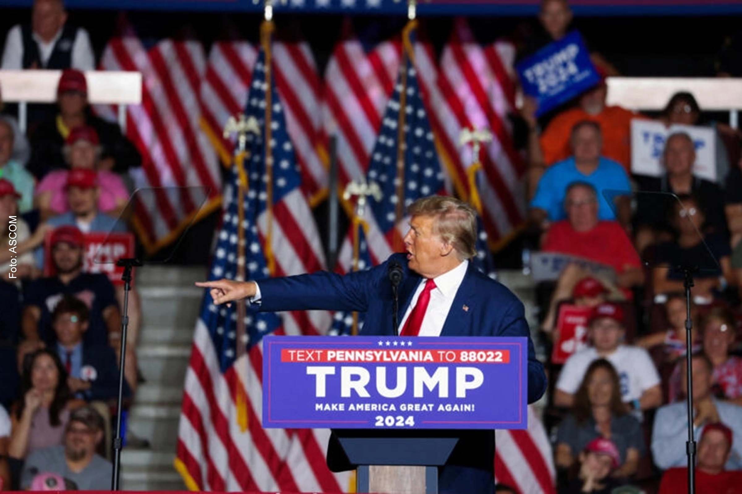 Donald Trump, ex-presidente dos Estados Unidos.