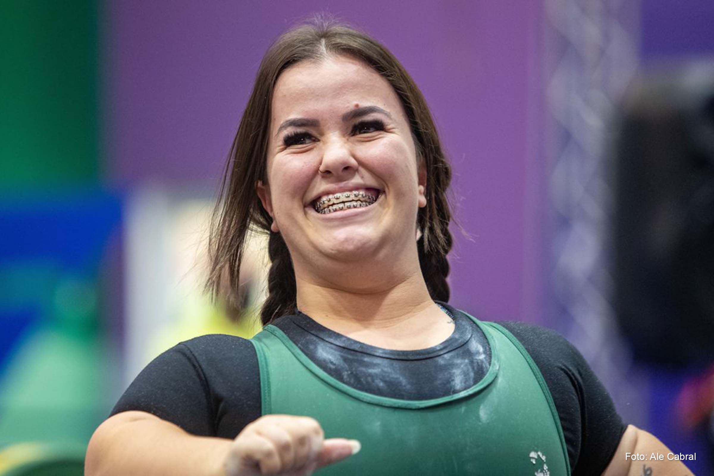 A atleta brasileira Mariana D'Andrea conquista o ouro no Mundial de Halterofilismo Paralímpico em Dubai.