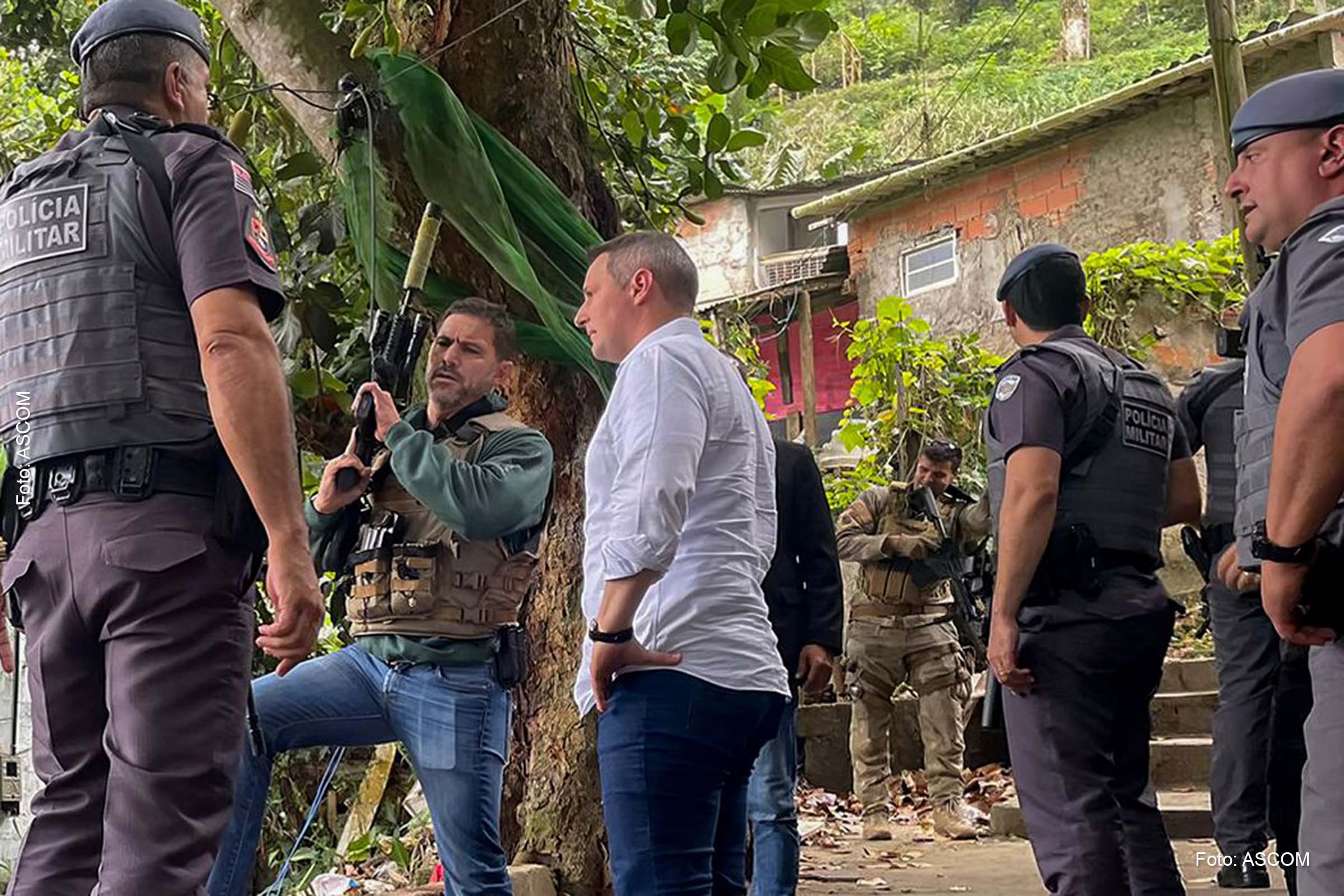 A SSP informou que a Operação Escudo segue “para sufocar o tráfico de drogas e desarticular o crime organizado”.