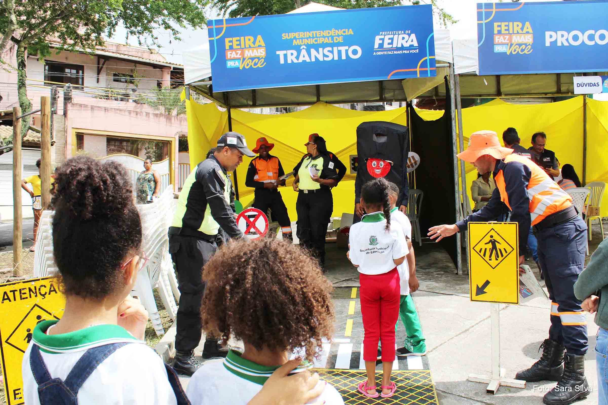 Crianças puderam participar das ações promovidas pela Seduc, em conjunto com outras secretarias municipais.
