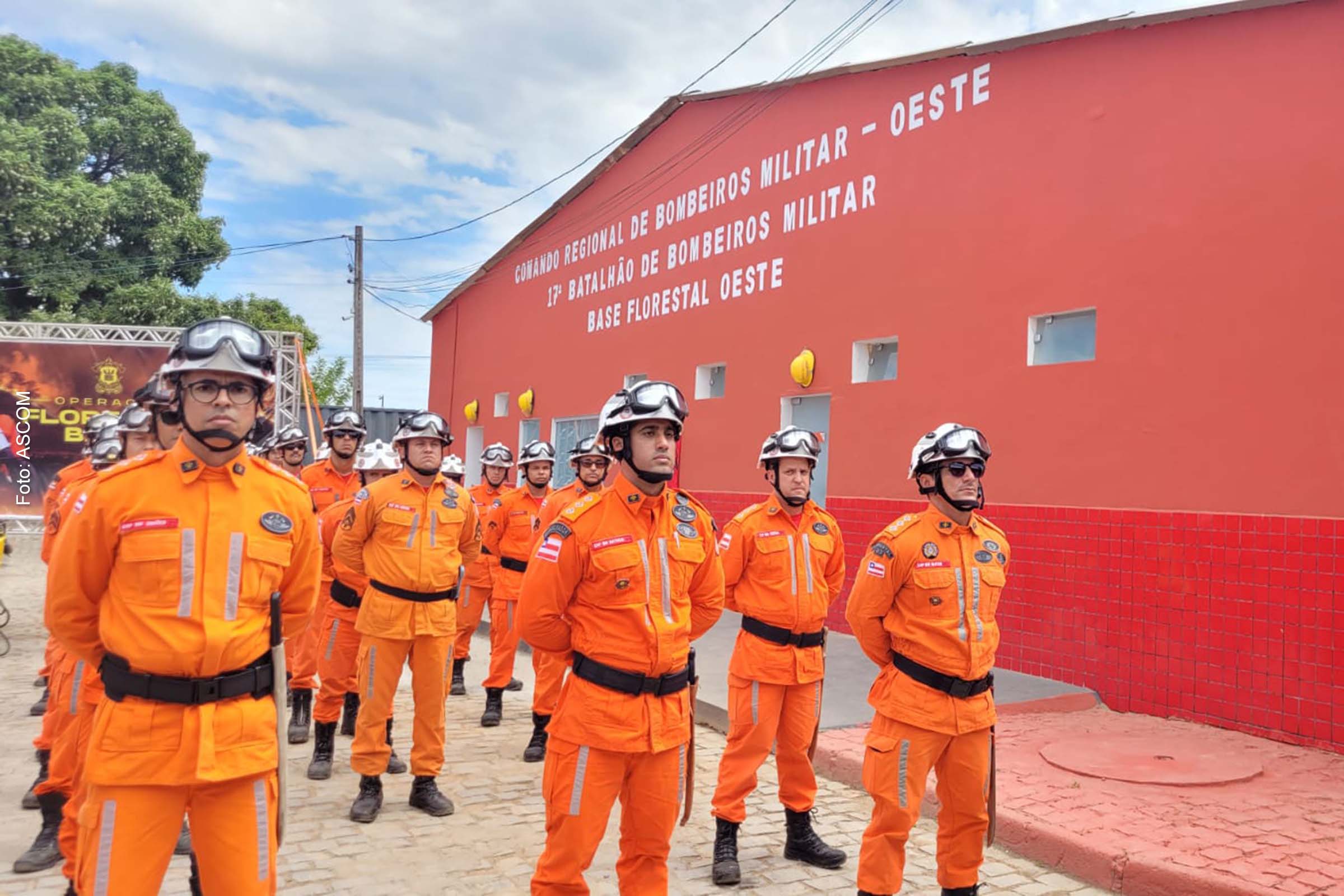 Base Florestal funciona na sede do 17º BBM, no município de Barreiras, na região Oeste do estado.