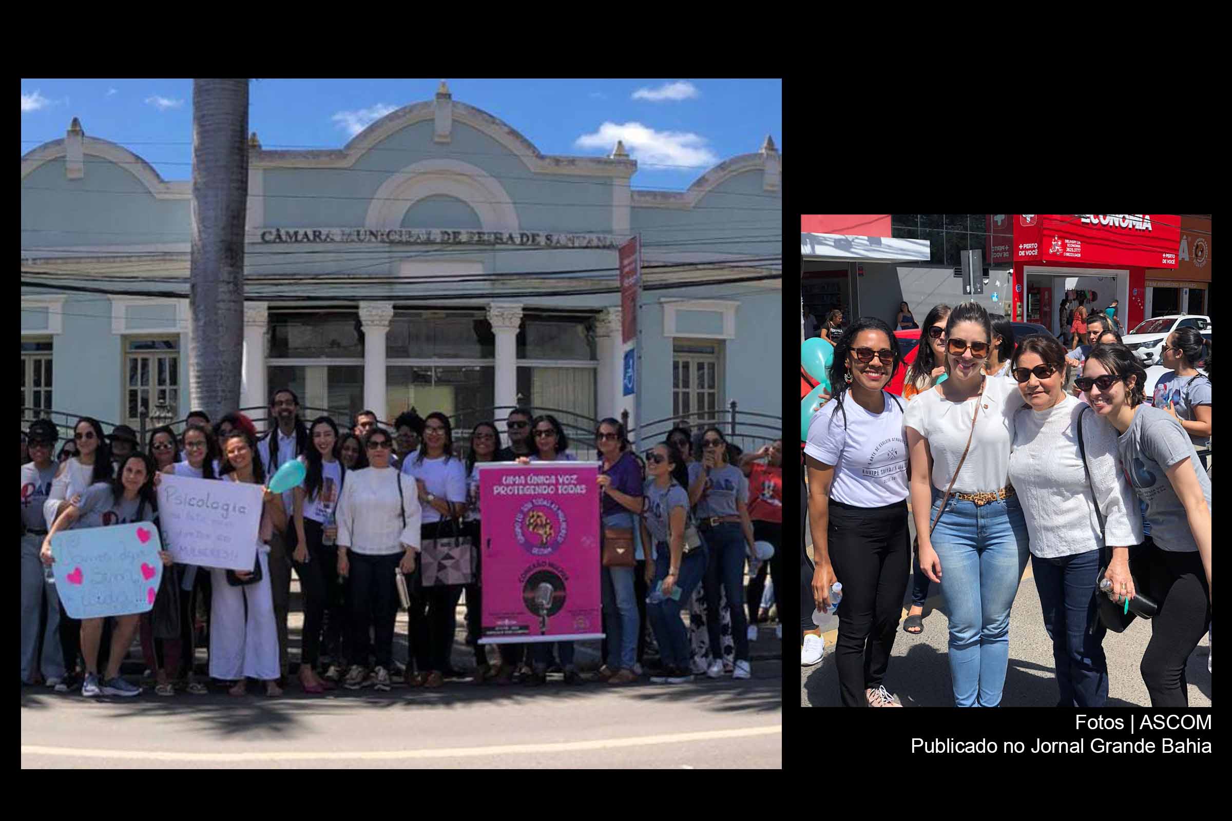 Vereadora Eremita Mota fortalece luta contra violência com participação na Caminhada do Agosto Lilás.