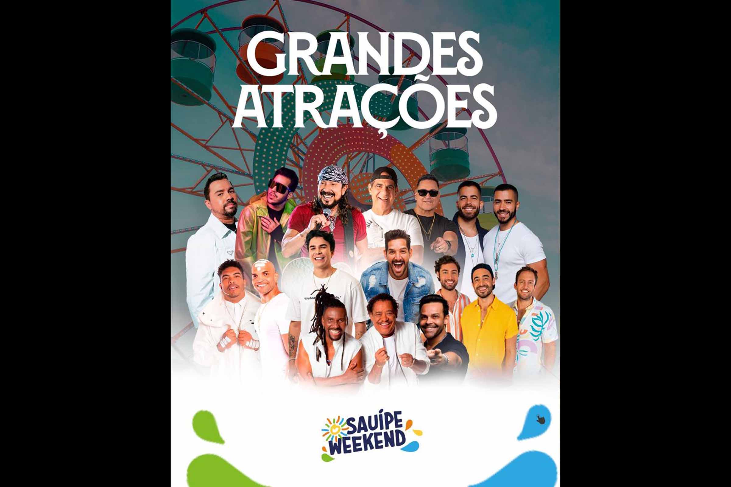 Artistas da Bahia apresentam shows durante a edição 2023 do Sauípe Weekend, no complexo hoteleiro de Costa do Sauípe, em Mata de São João, no Litoral Norte da Bahia.