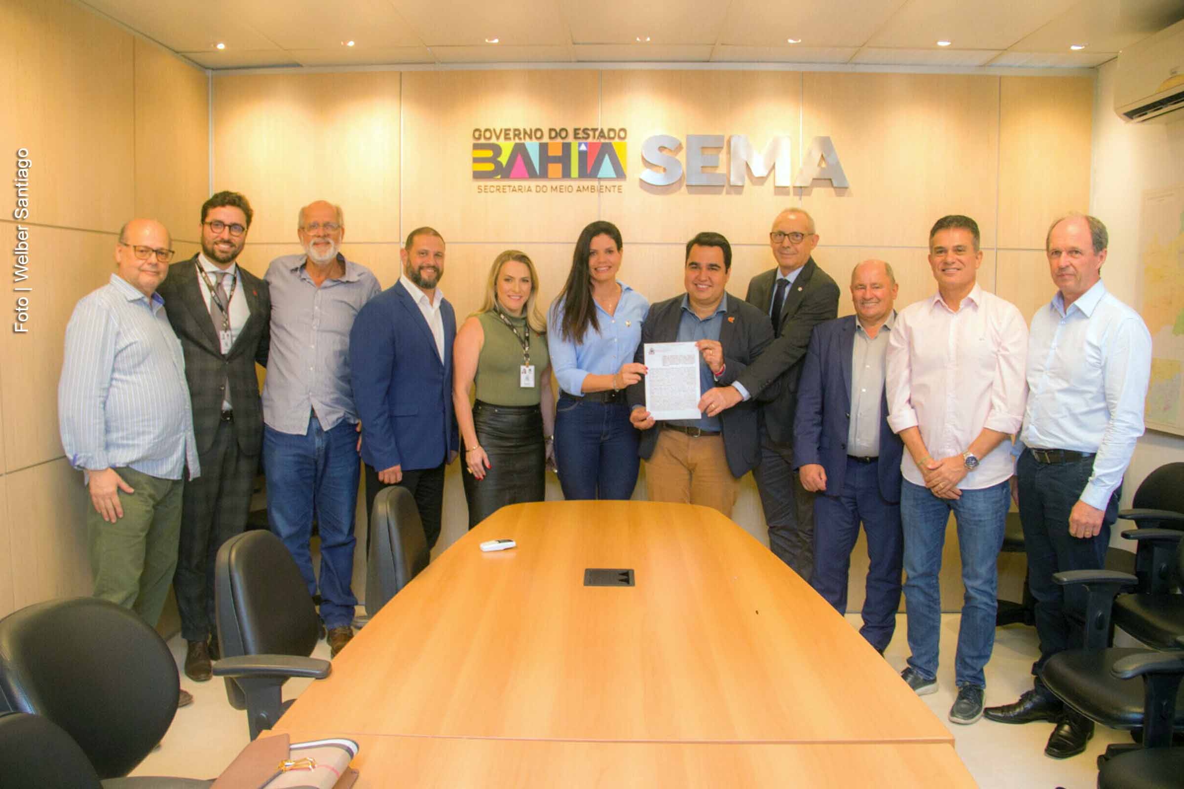 Assinatura do termo de cooperação sobre uso do Aquífero Urucuia.