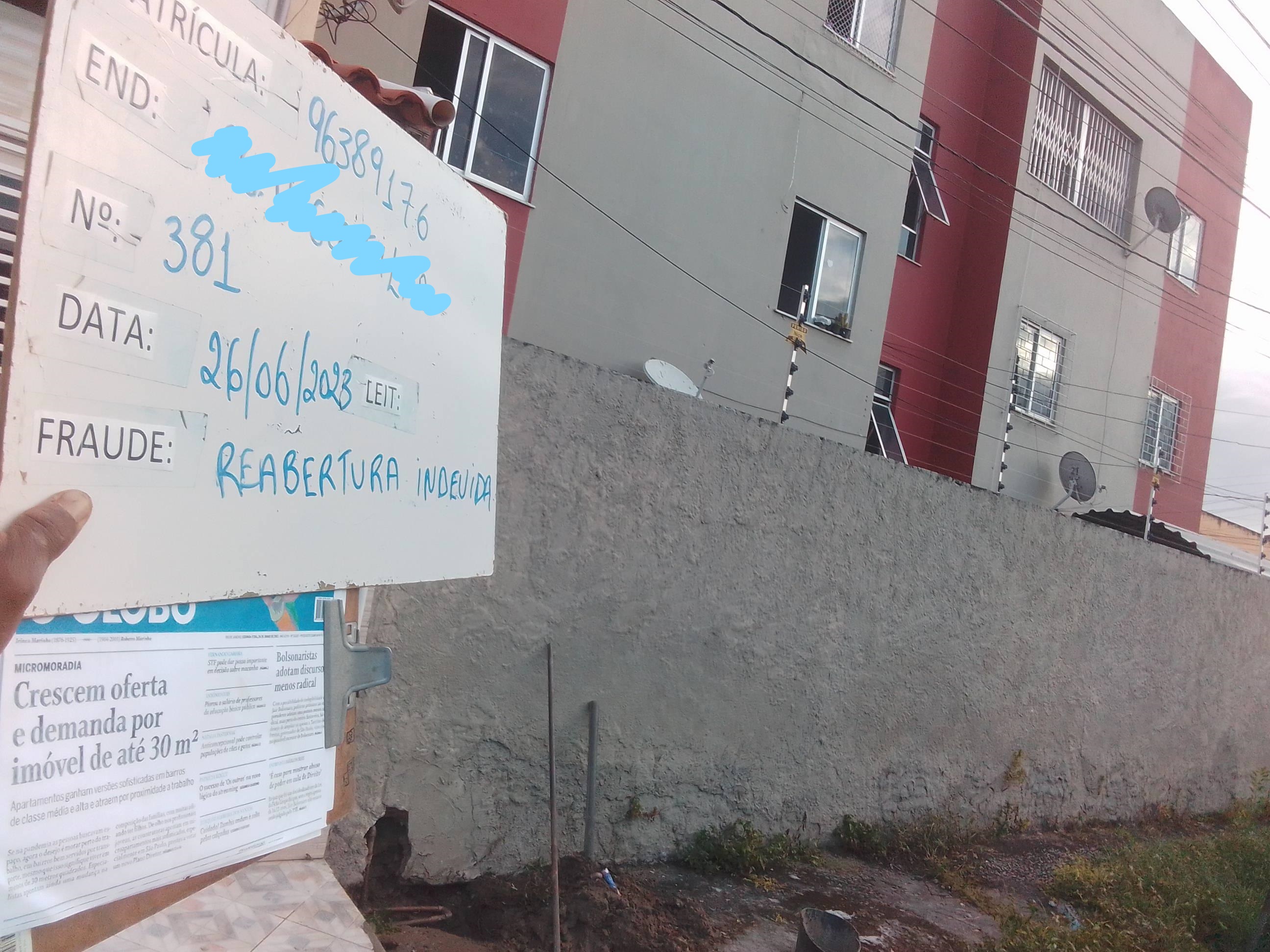 Cerca de 8.400 fraudes já foram retiradas no município em 2023. (Foto: Divulgação/Embasa)